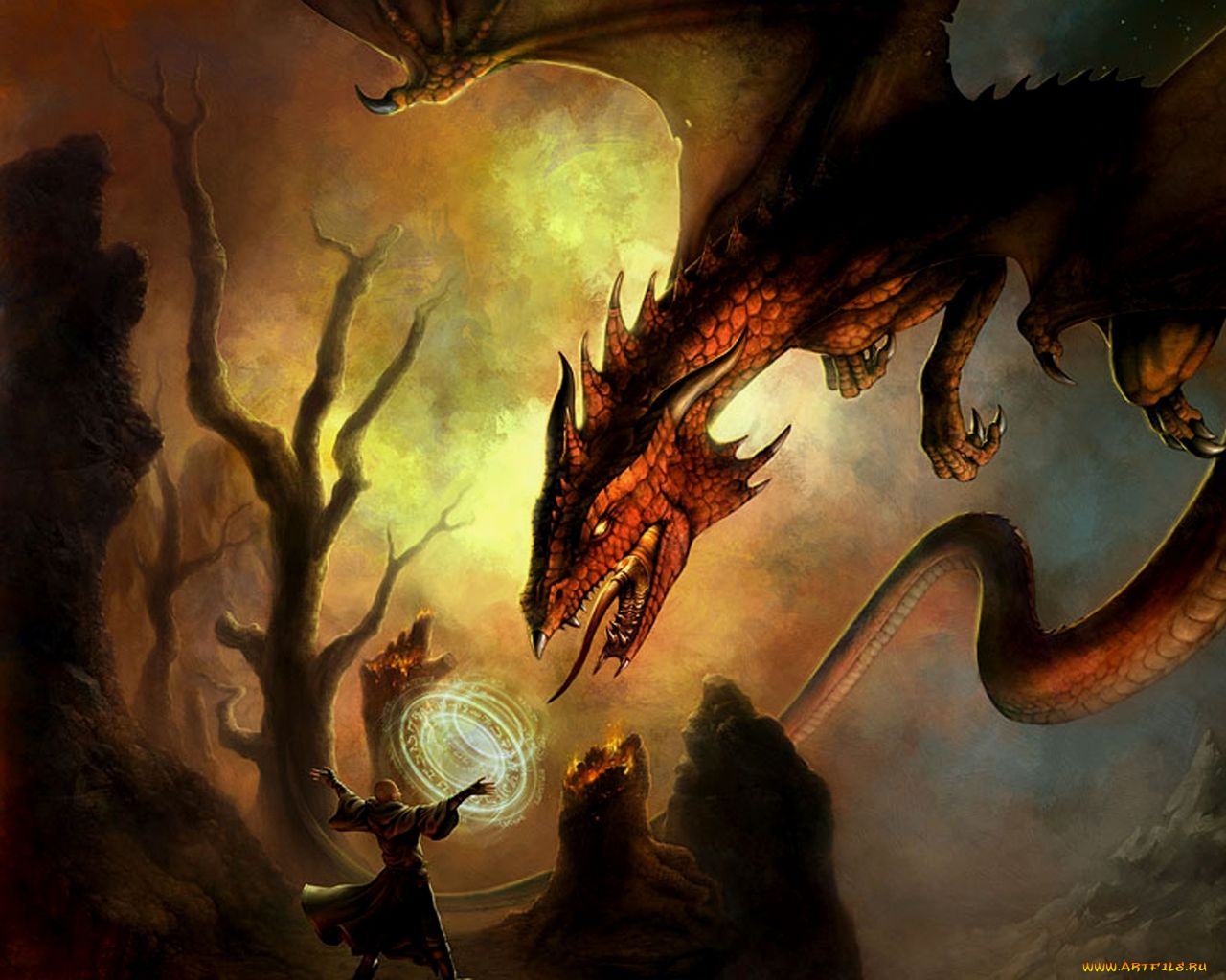 фэнтези, драконы