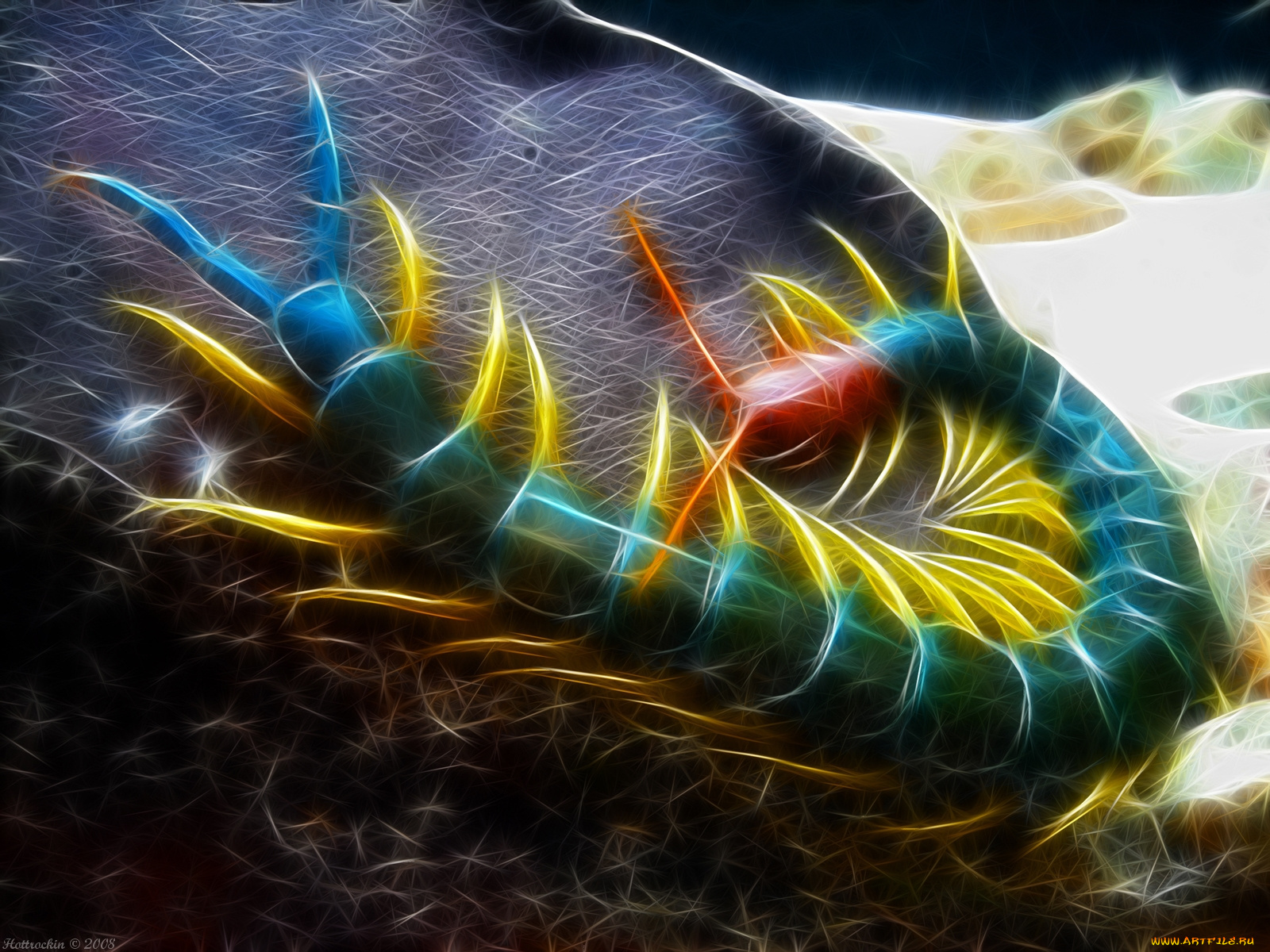 3д, графика, animals, животные, фрактал