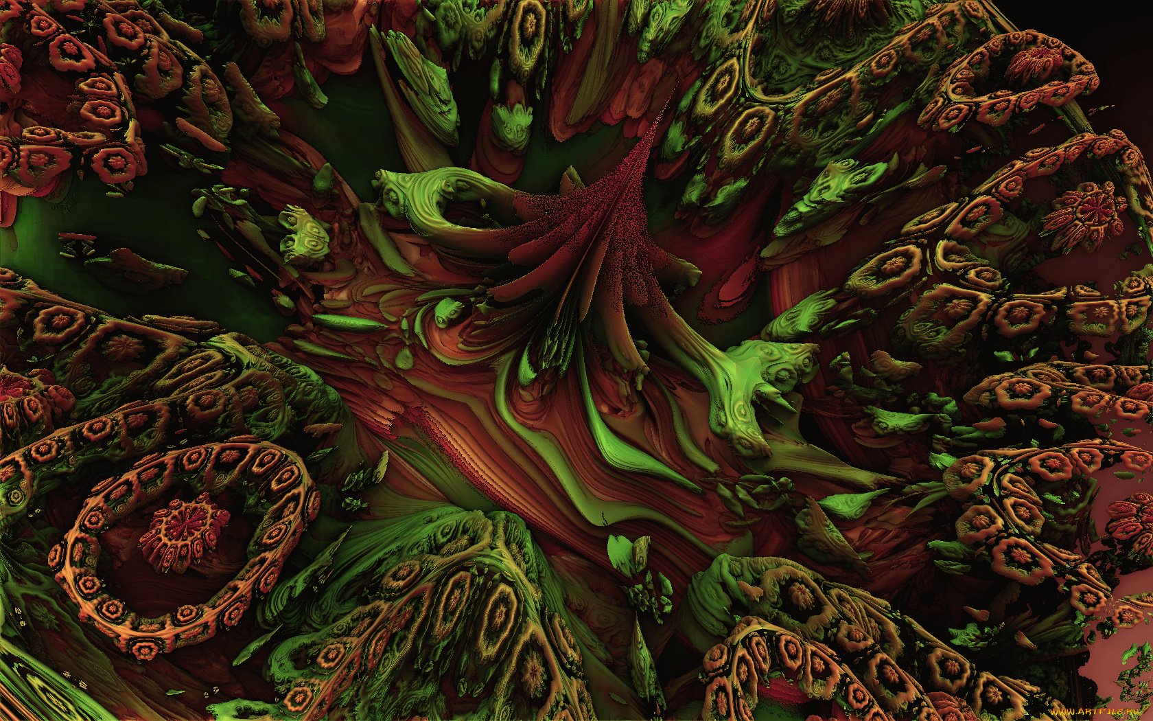 3д, графика, fractal, фракталы, фрактал