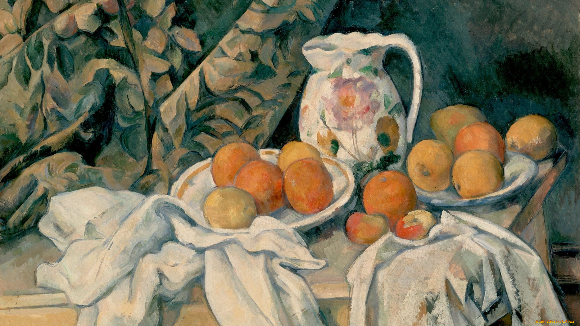 paul, cezanne, рисованные
