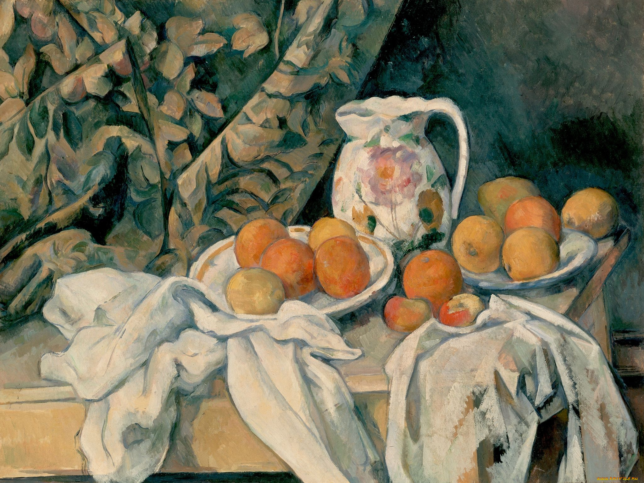 paul, cezanne, рисованные