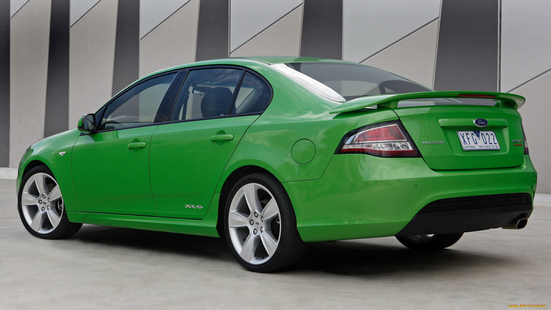 автомобили, ford, fg, зеленый, turbo, xr6, falcon