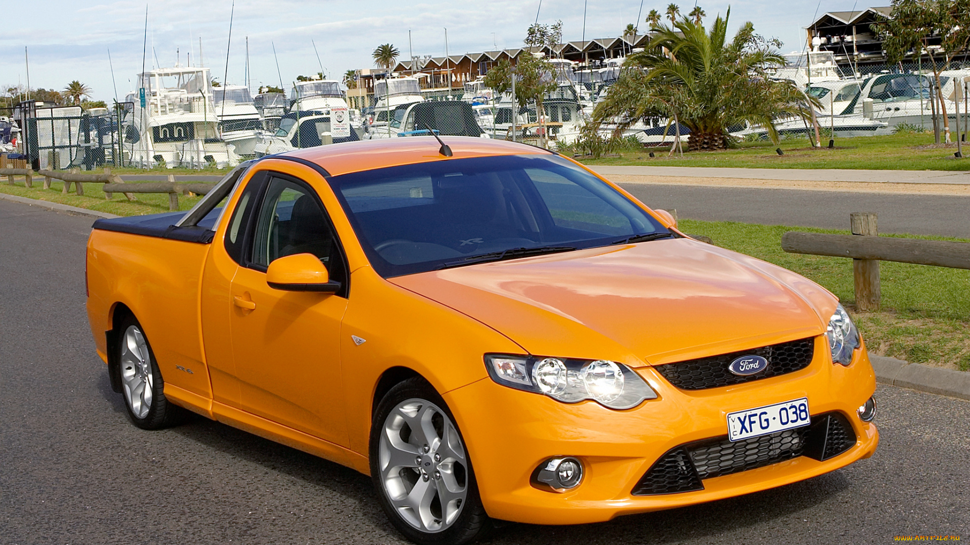 автомобили, ford, fg, желтый, ute, turbo, falcon, xr6