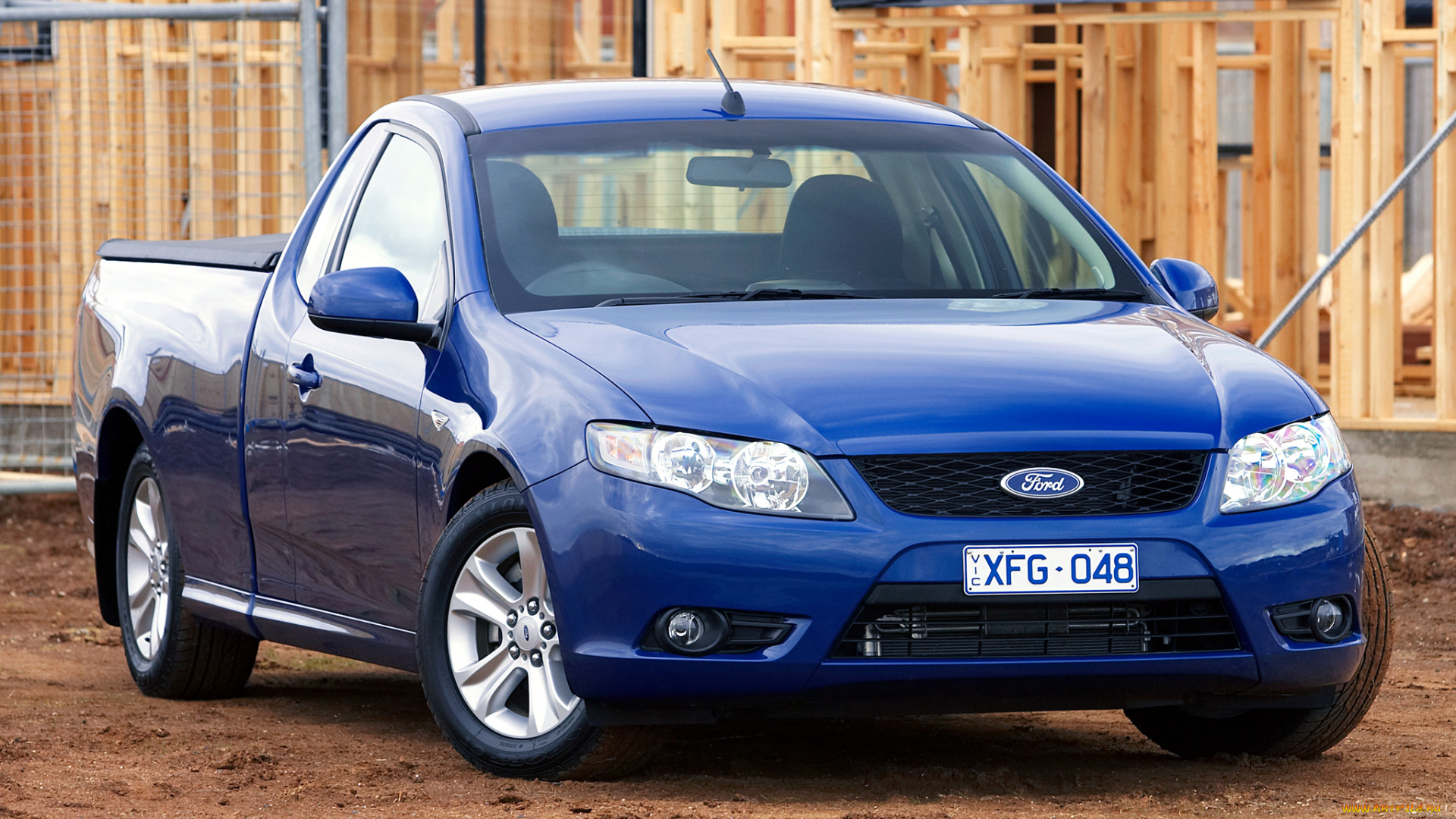 автомобили, ford, синий, fg, ute, r6, falcon