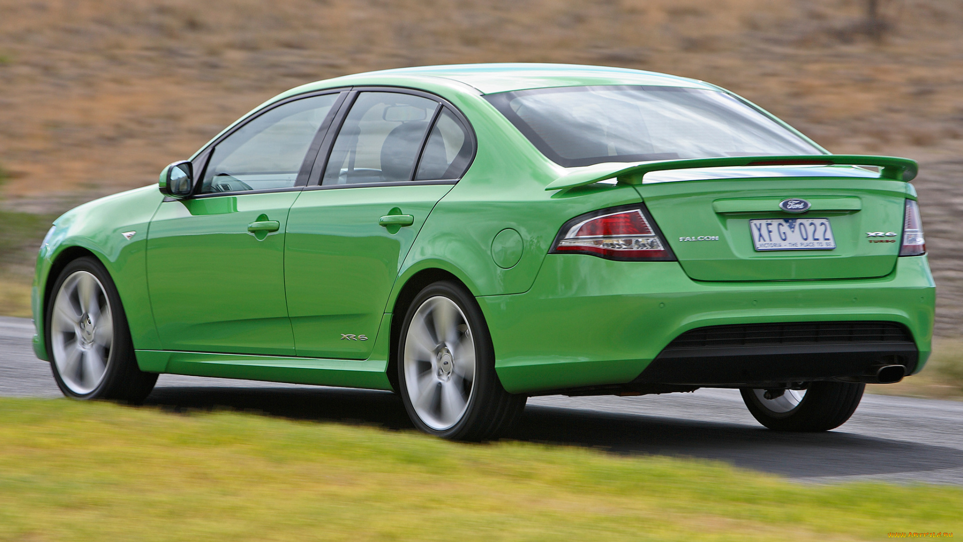 автомобили, ford, turbo, xr6, falcon, зеленый, fg