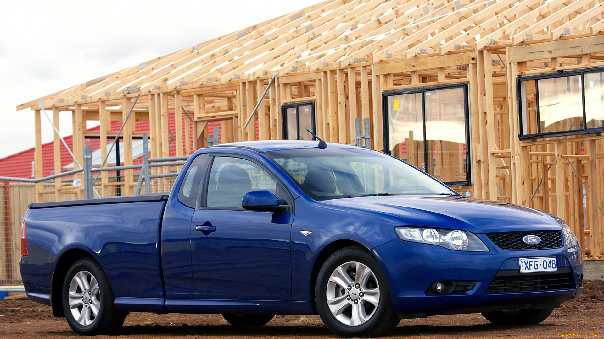 автомобили, ford, ute, falcon, fg, синий, r6