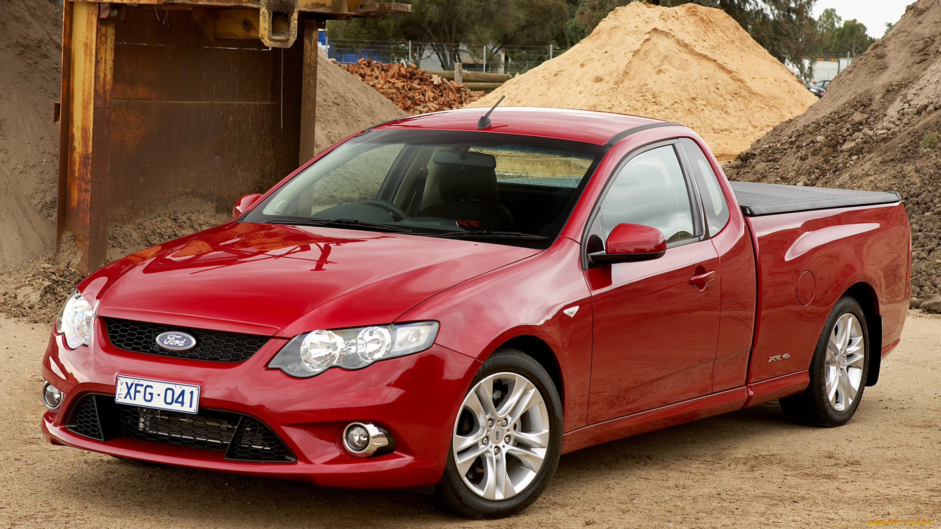 автомобили, ford, ute, falcon, красный, fg, xr6
