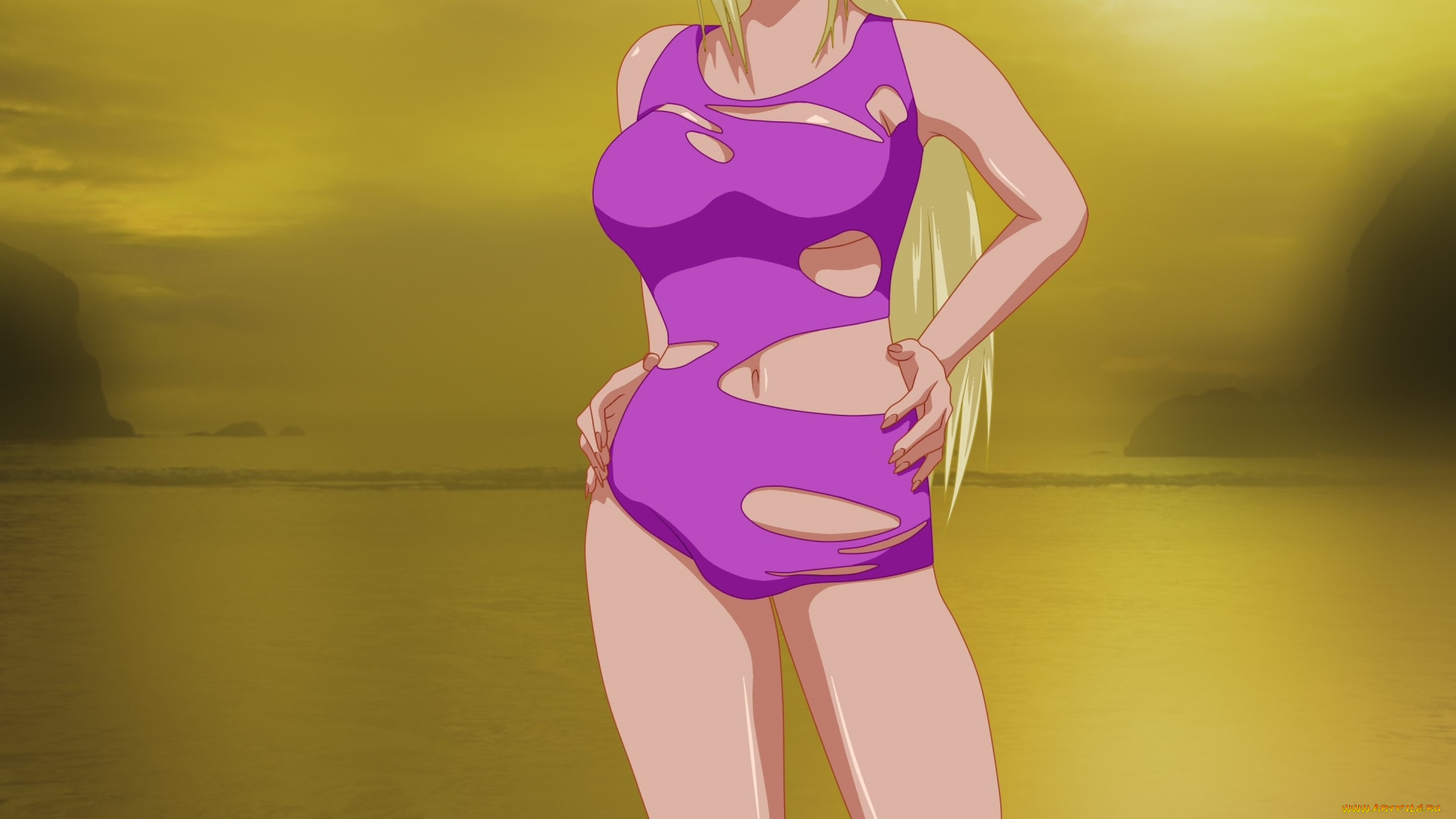 векторная, графика, девушки, взгляд, девушка