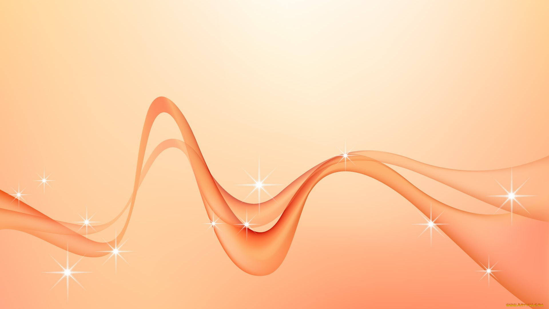 векторная, графика, графика, волна, изгибы, плавность, блики, сияние