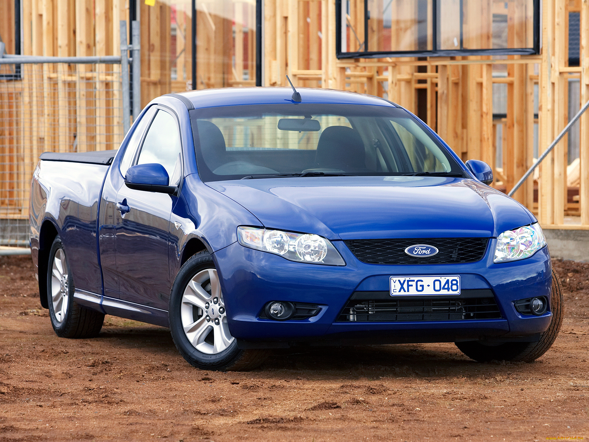 автомобили, ford, синий, fg, ute, r6, falcon