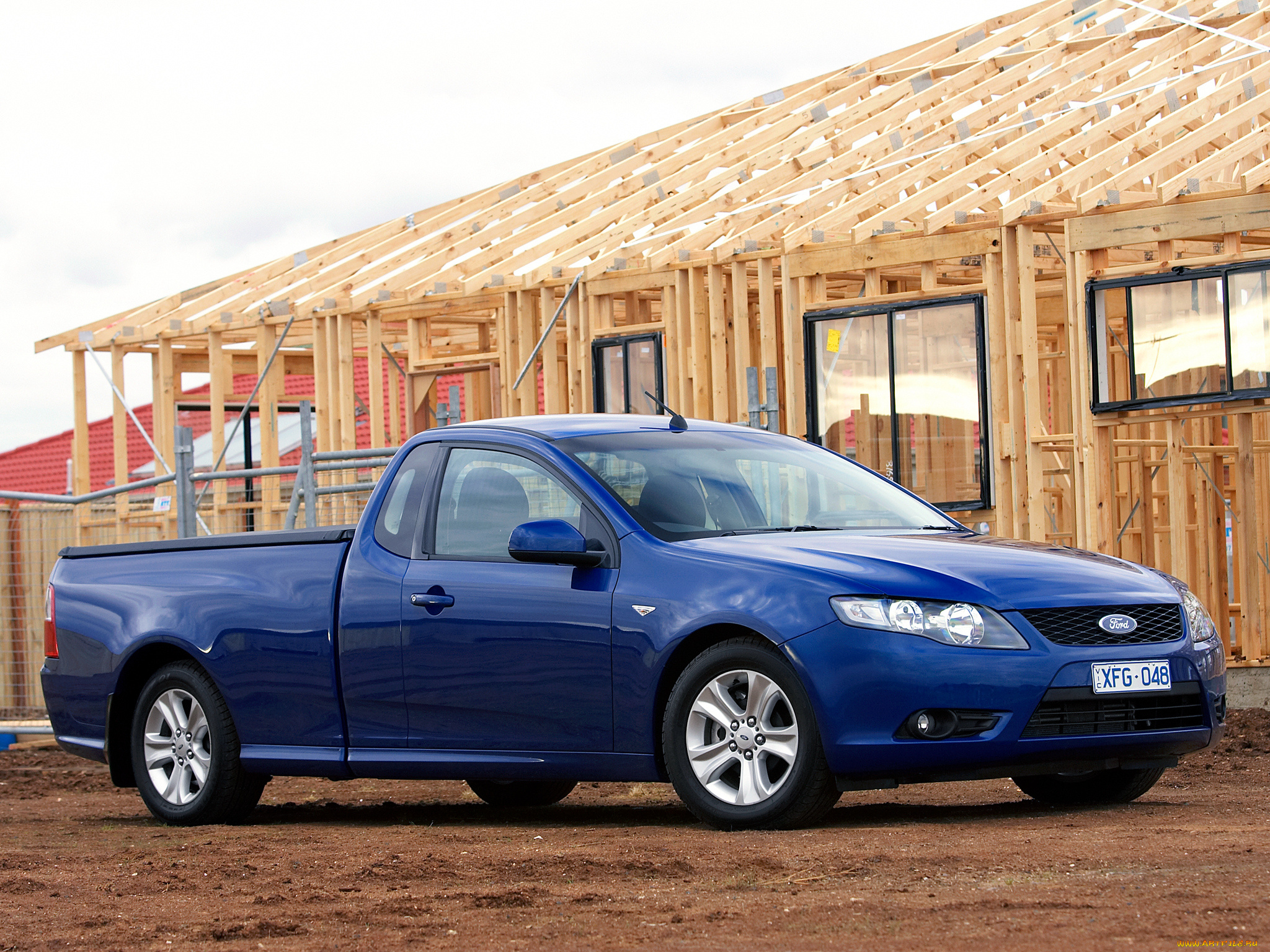 автомобили, ford, ute, falcon, fg, синий, r6