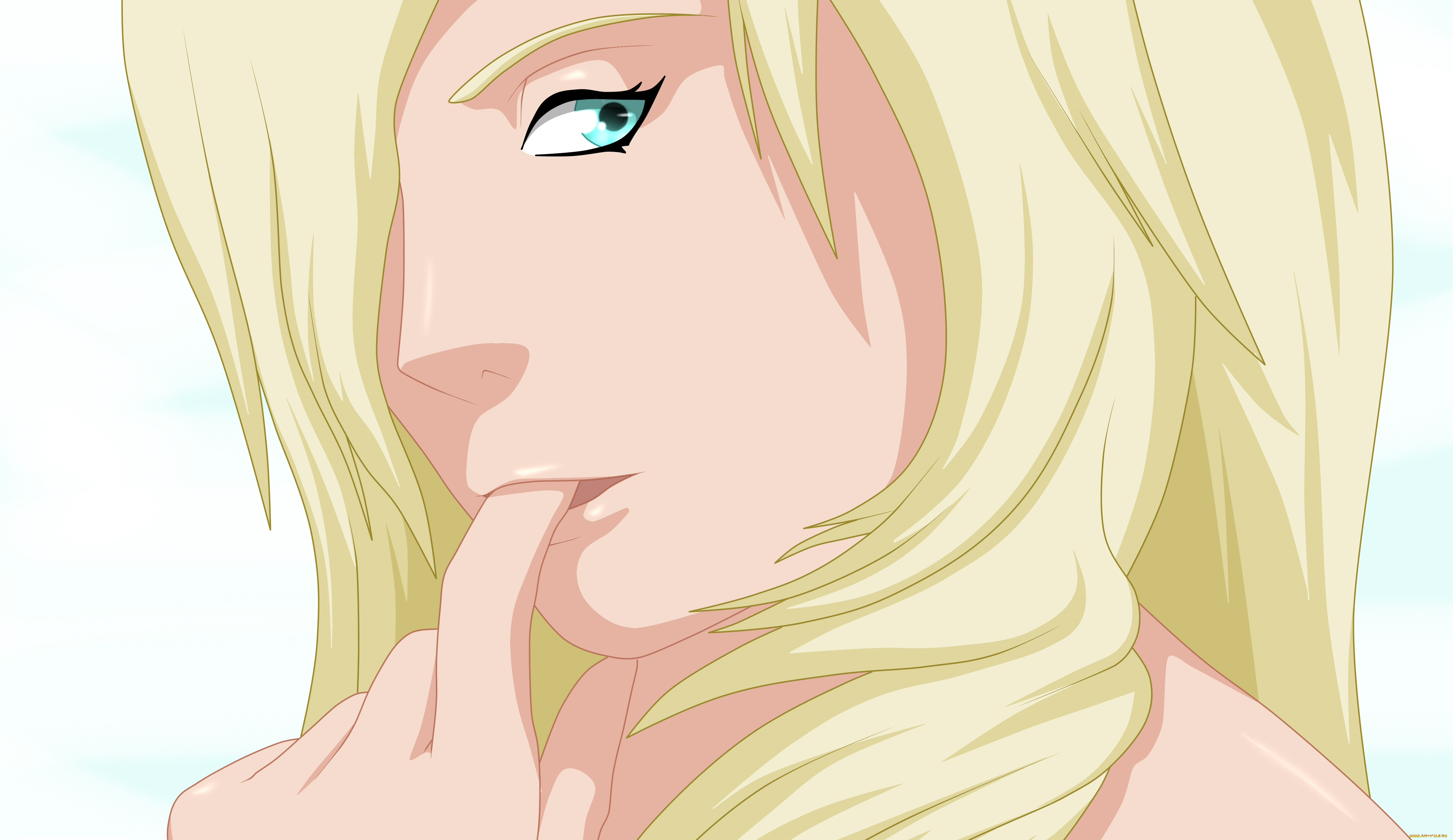 рисованные, люди, девушка, взгляд