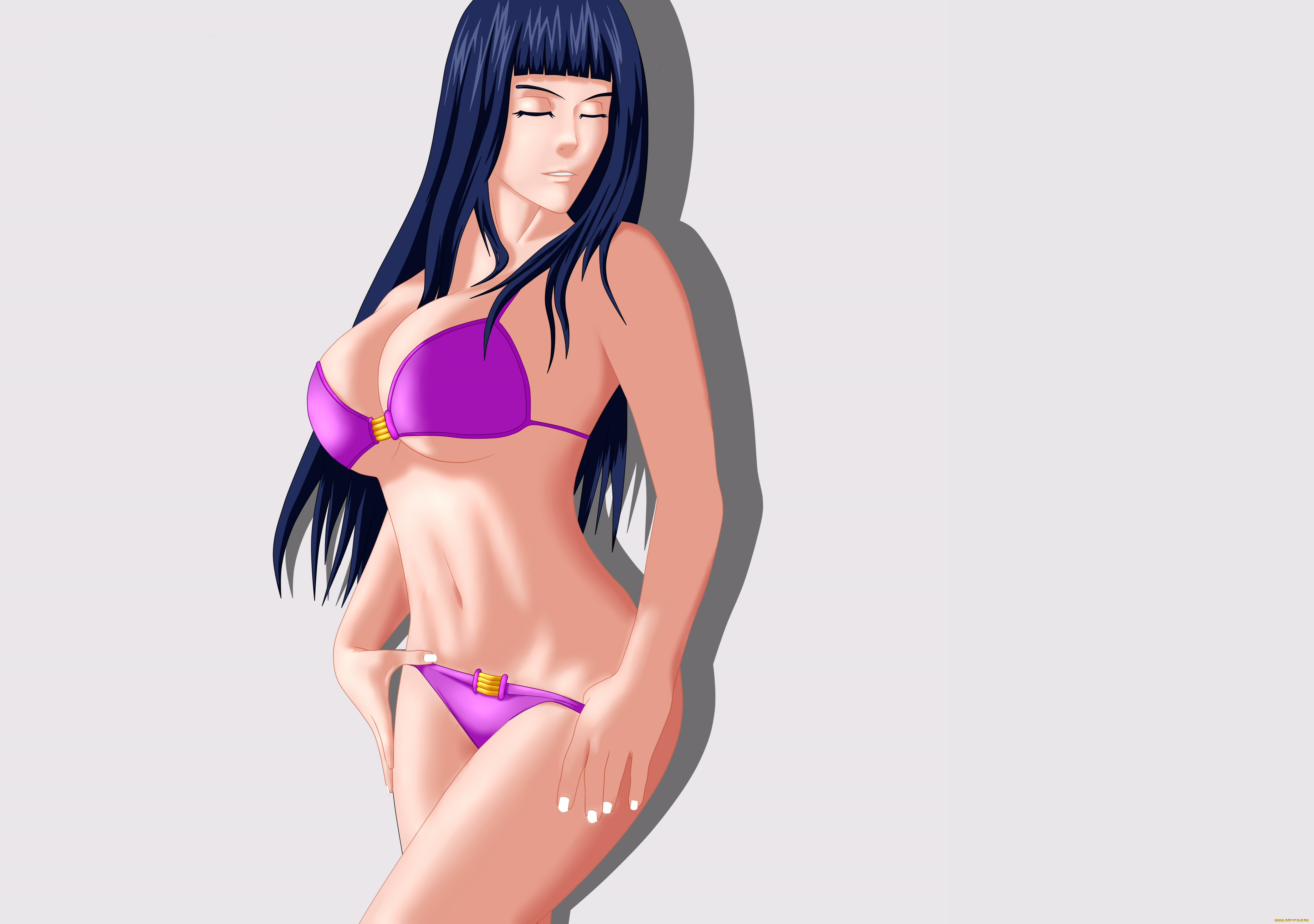 рисованные, люди, взгляд, девушка