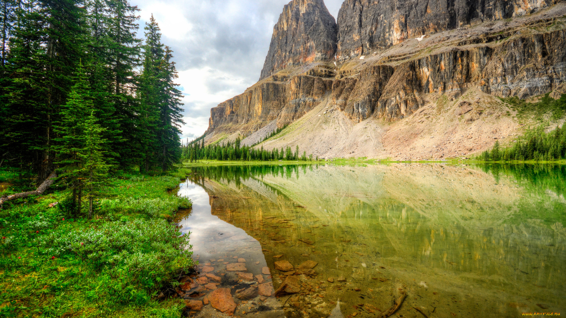 природа, реки, озера, река, лес, горы