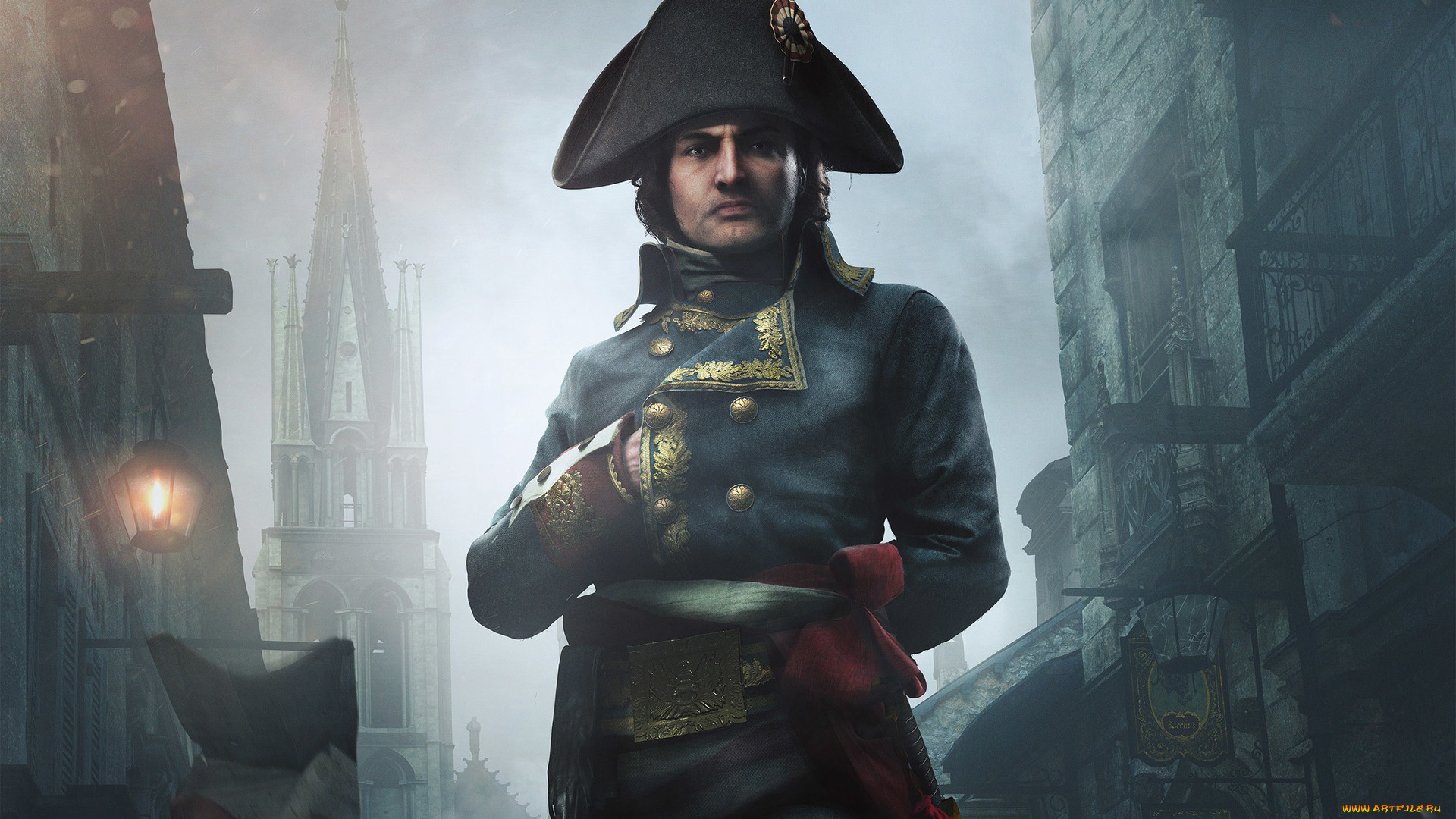 видео, игры, assassin`s, creed, unity, фон, взгляд, мужчина