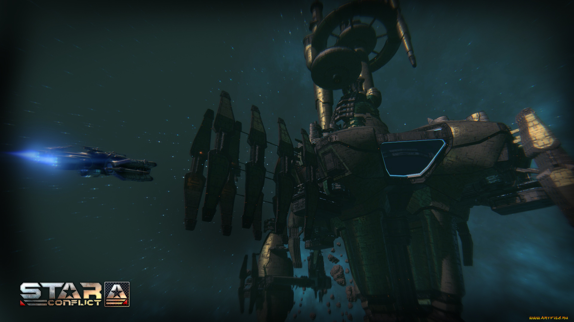 видео, игры, star, conflict, космические, корабли, звезды, вселенная, полет