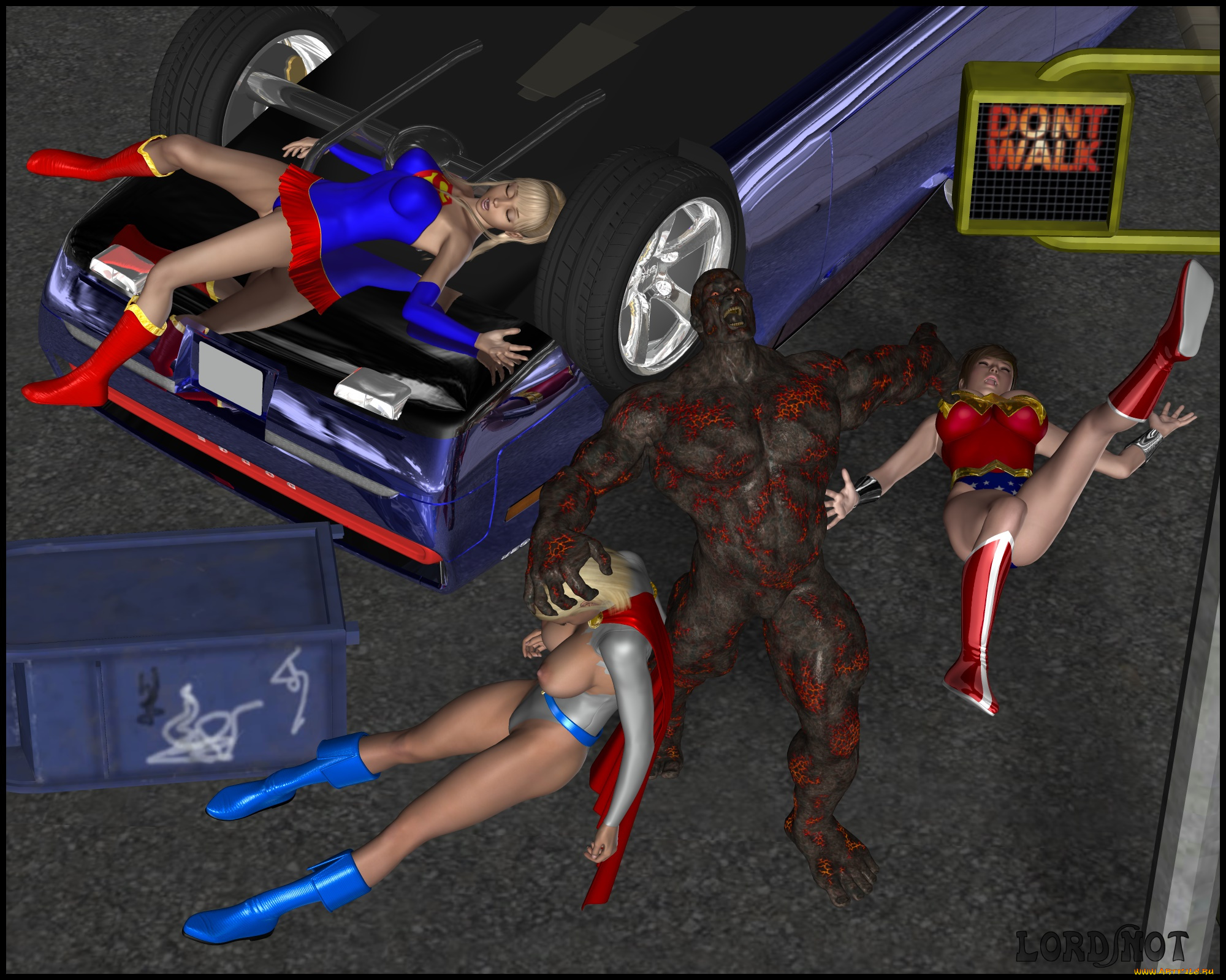 lordsnot, 3д, графика, фантазия, , fantasy, существо, девушки