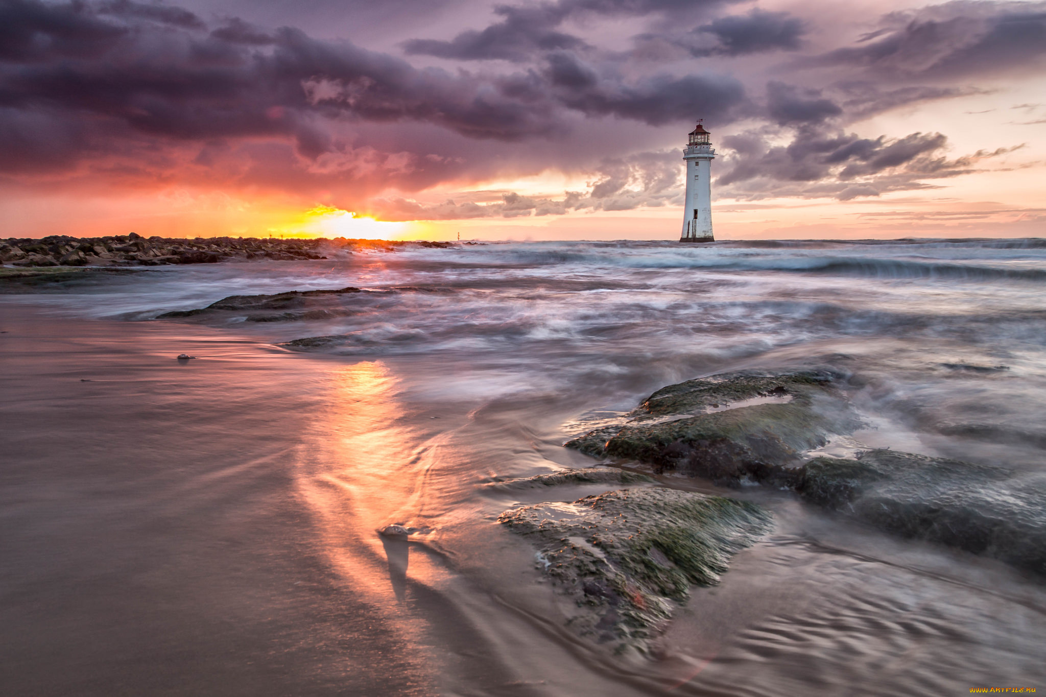 природа, маяки, маяк, побережье