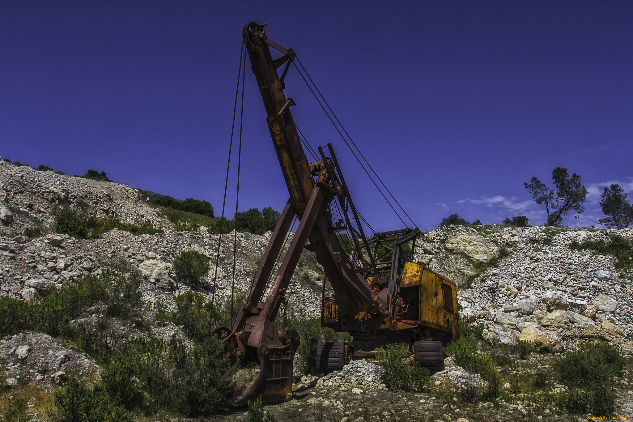 техника, экскаваторы, экскаватор