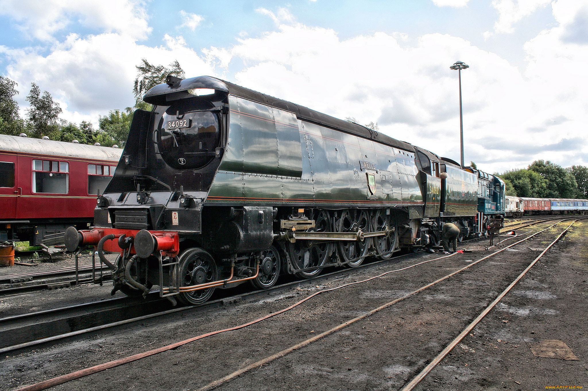 техника, паровозы, рельсы, дорога, железная, паровоз