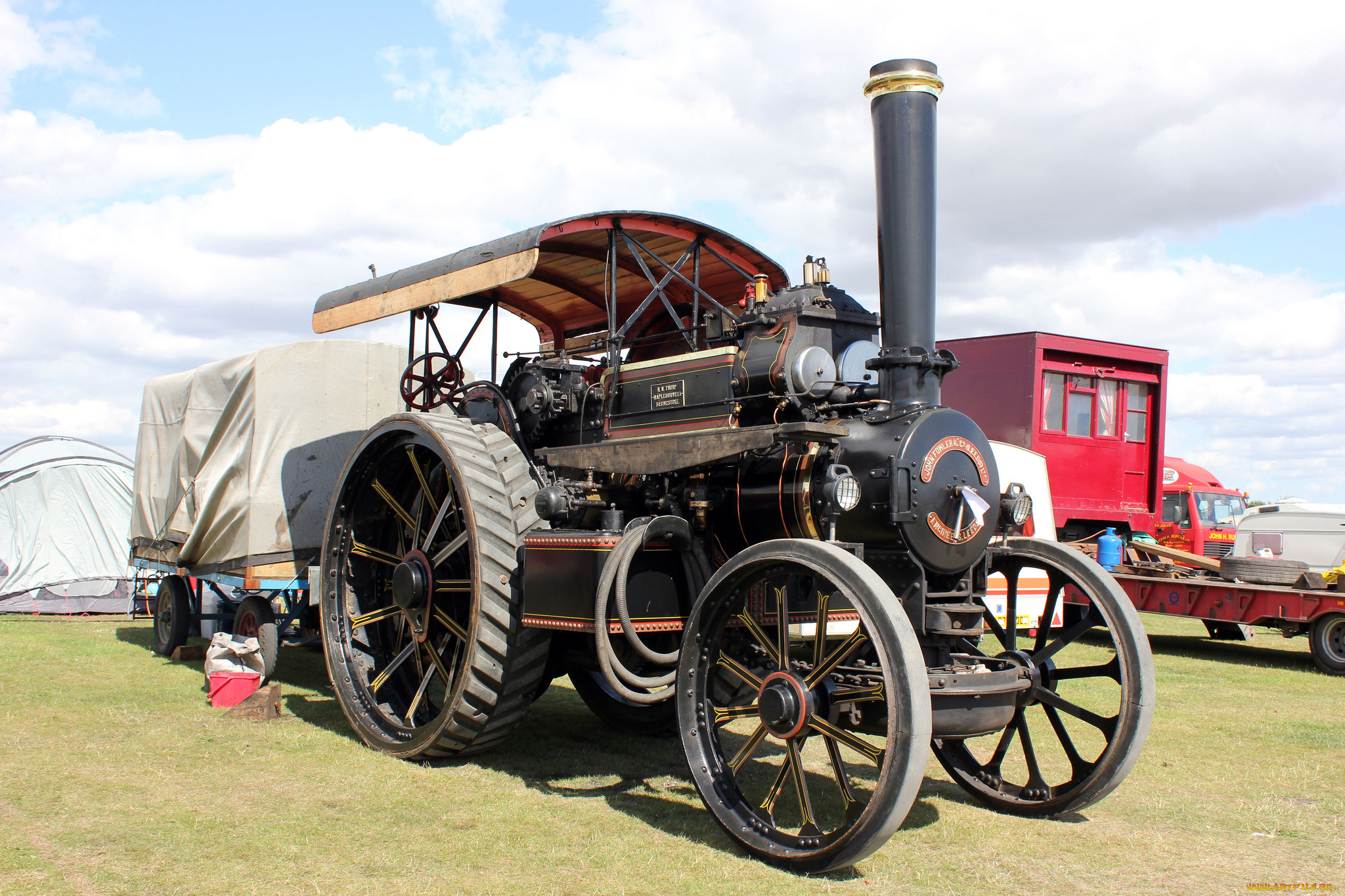 техника, тракторы, трактор, паровой