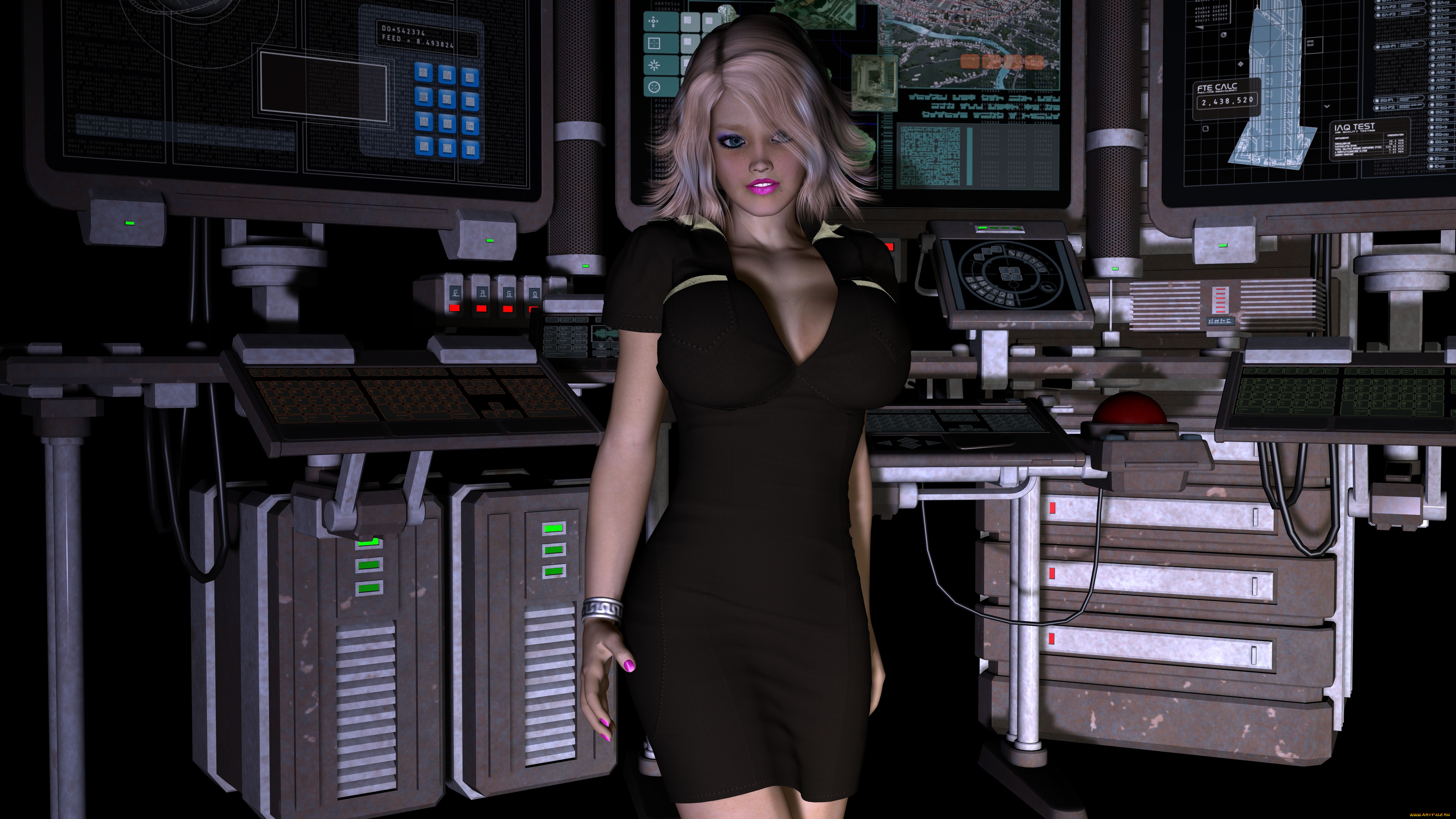 3д, графика, люди, , people, фон, девушка, взгляд