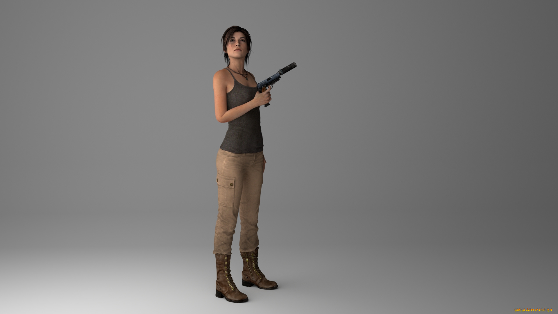 3д, графика, фантазия, , fantasy, фон, взгляд, девушка