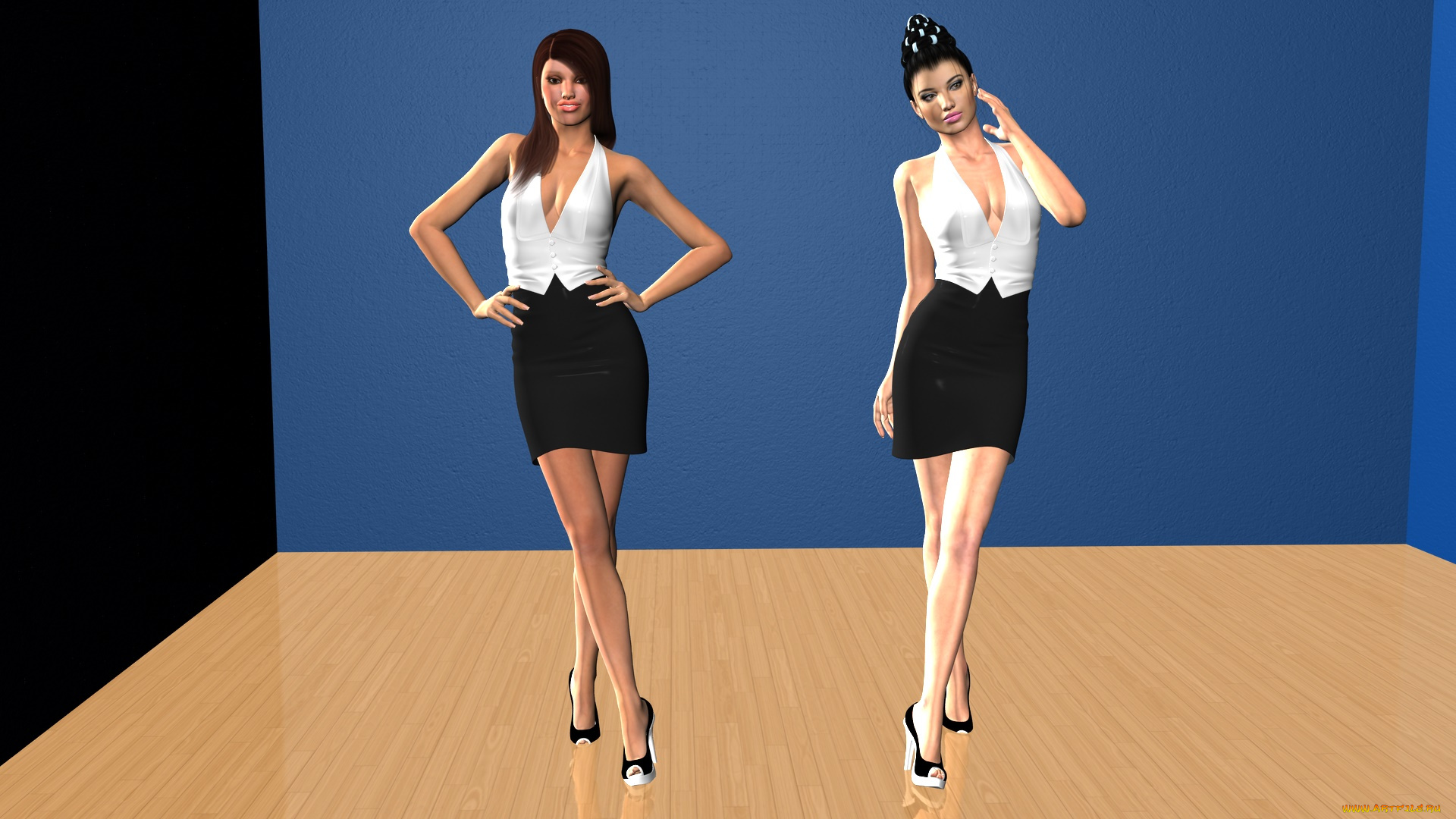 3д, графика, люди, , people, фон, взгляд, девушки