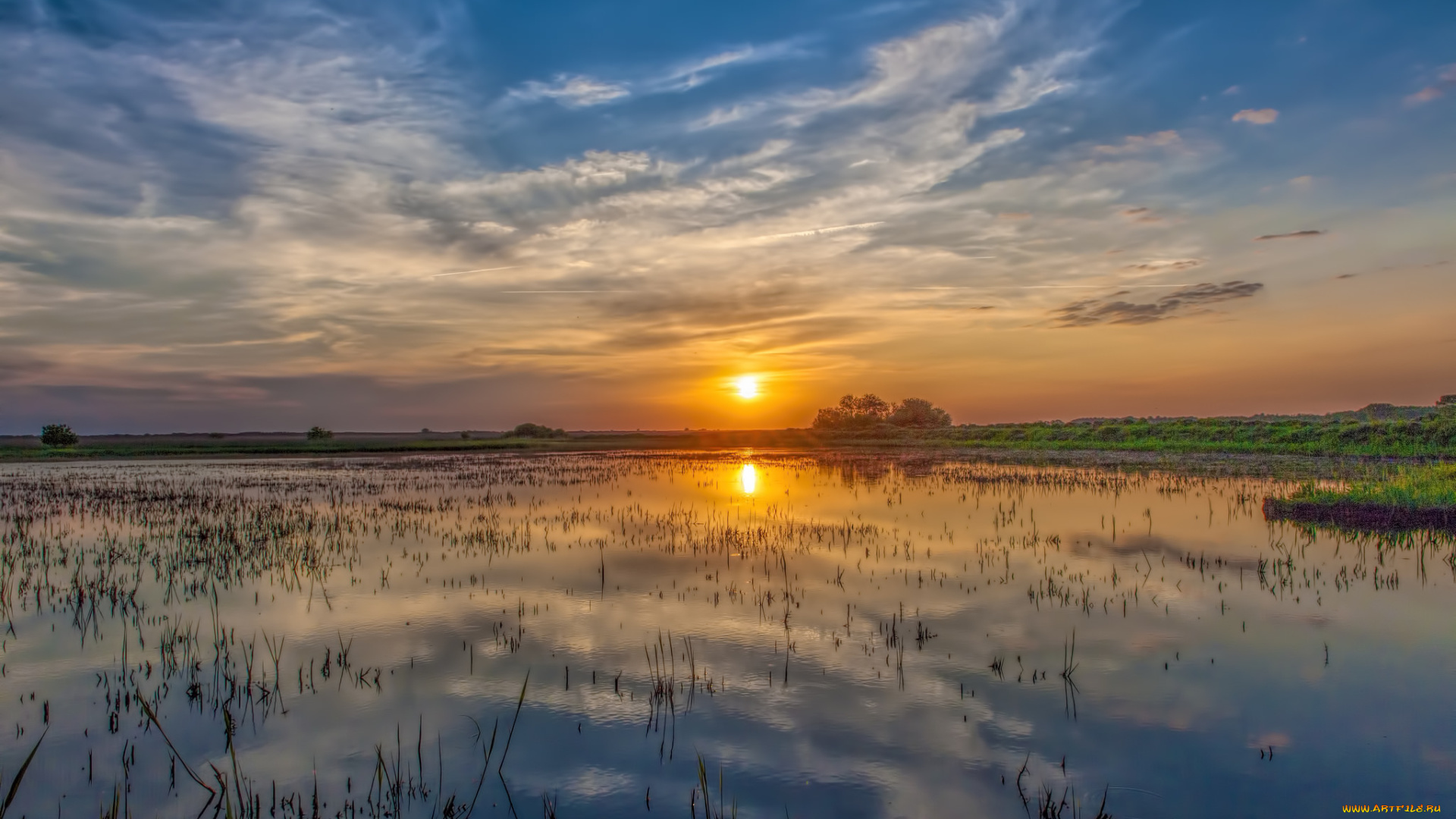 природа, восходы, закаты, рассвет