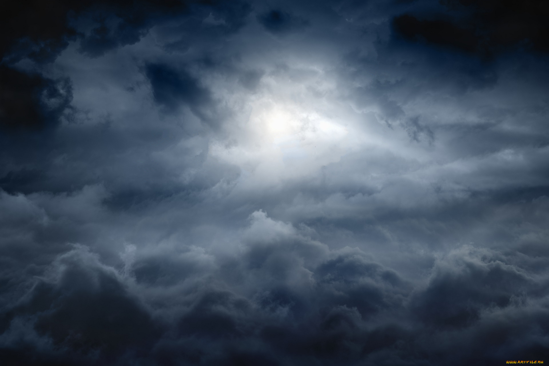 природа, облака