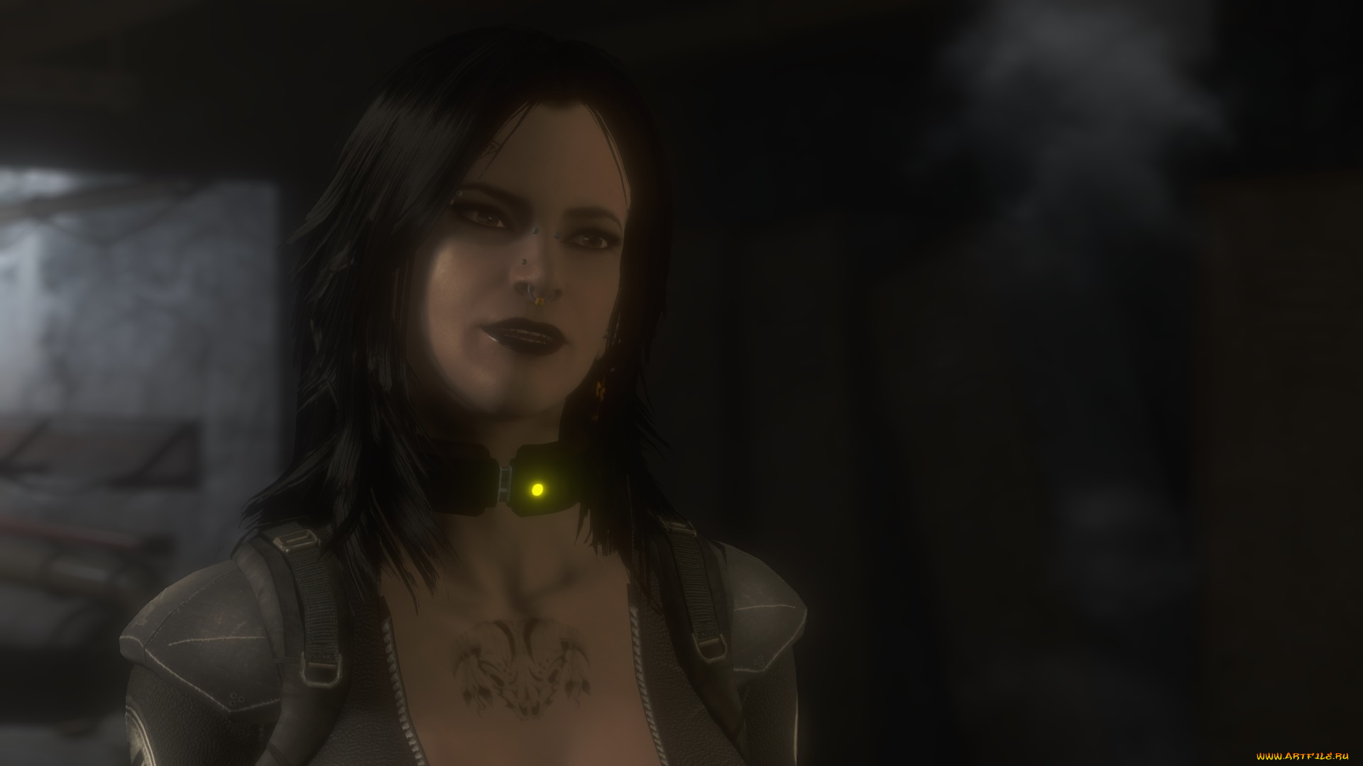 3д, графика, фантазия, , fantasy, девушка, взгляд, фон