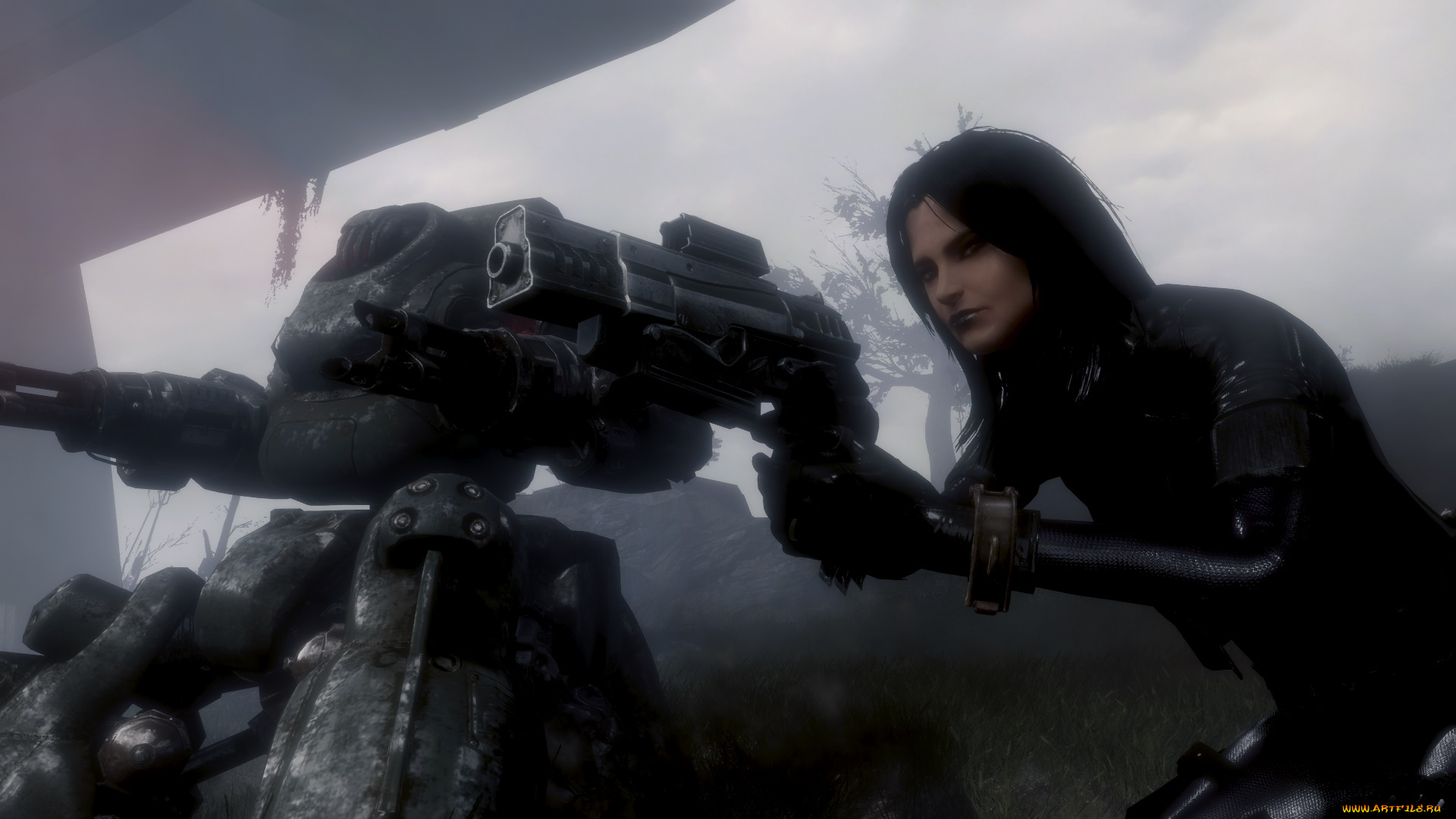 3д, графика, фантазия, , fantasy, фон, взгляд, девушка