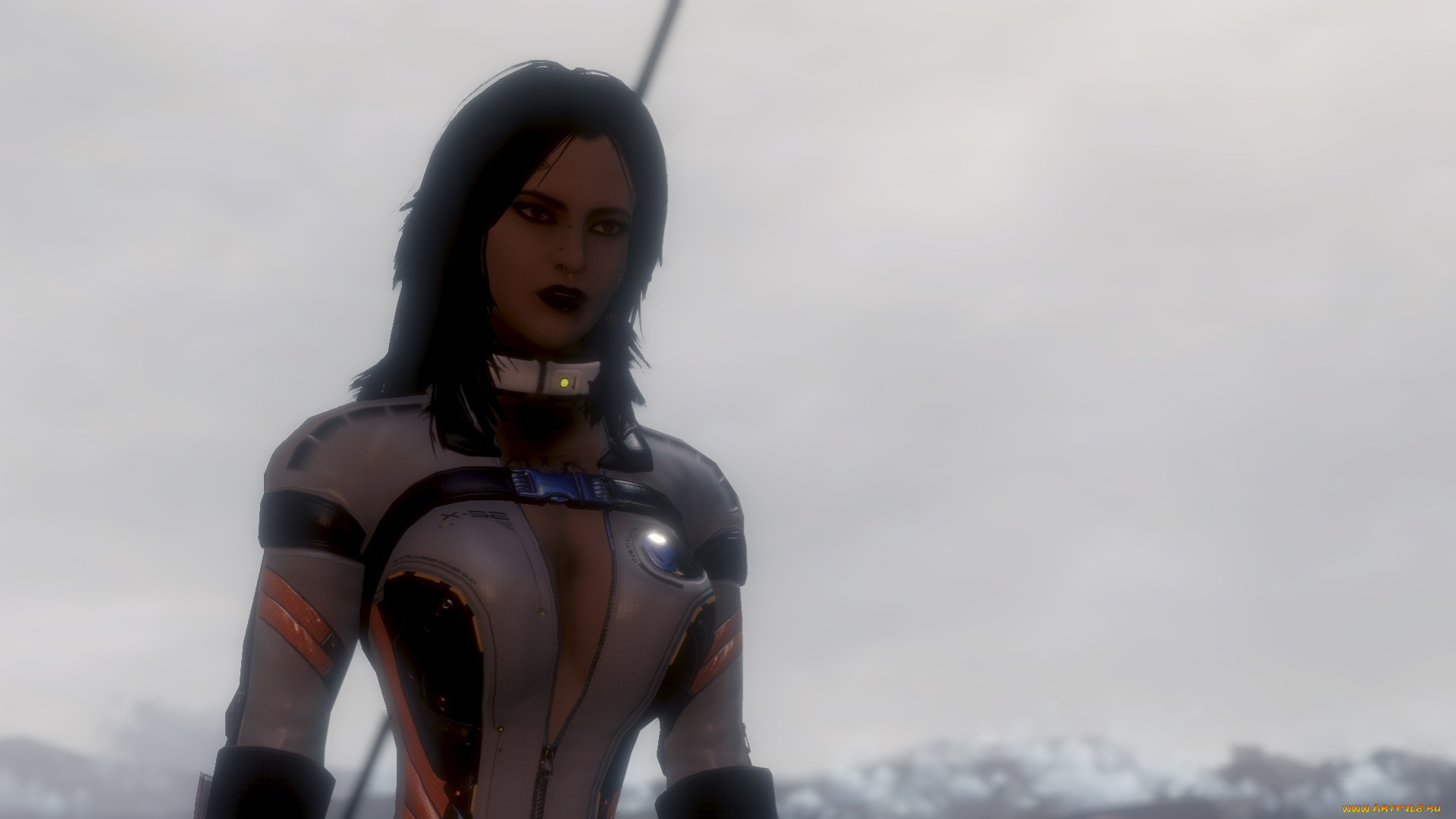 3д, графика, фантазия, , fantasy, фон, взгляд, девушка