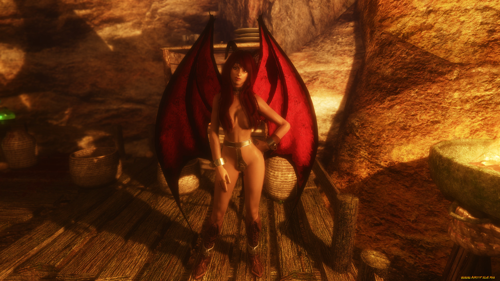 3д, графика, существа, , creatures, фон, взгляд, девушка