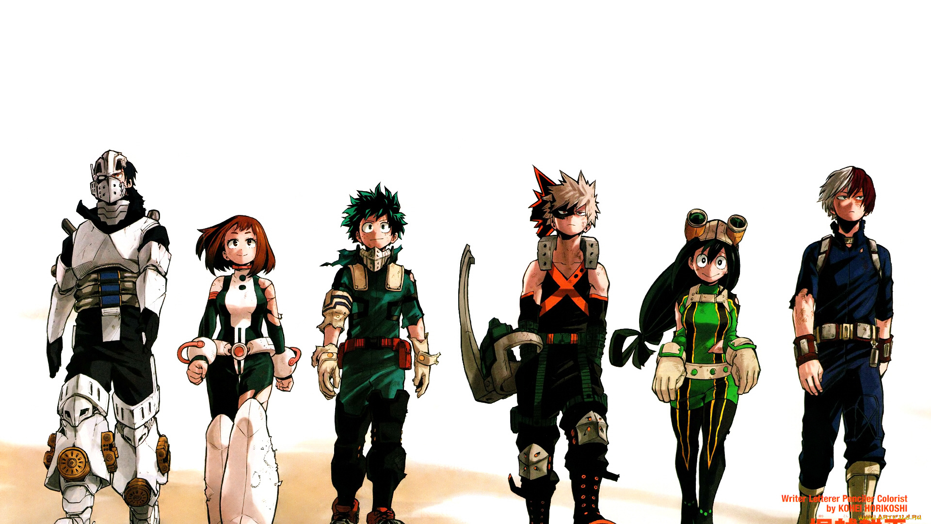 аниме, boku, no, hero, academia, герои