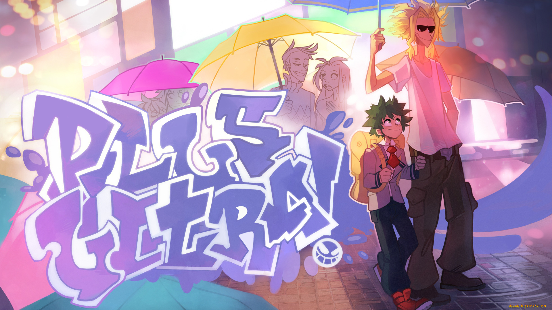 аниме, boku, no, hero, academia, моя, геройская, академия