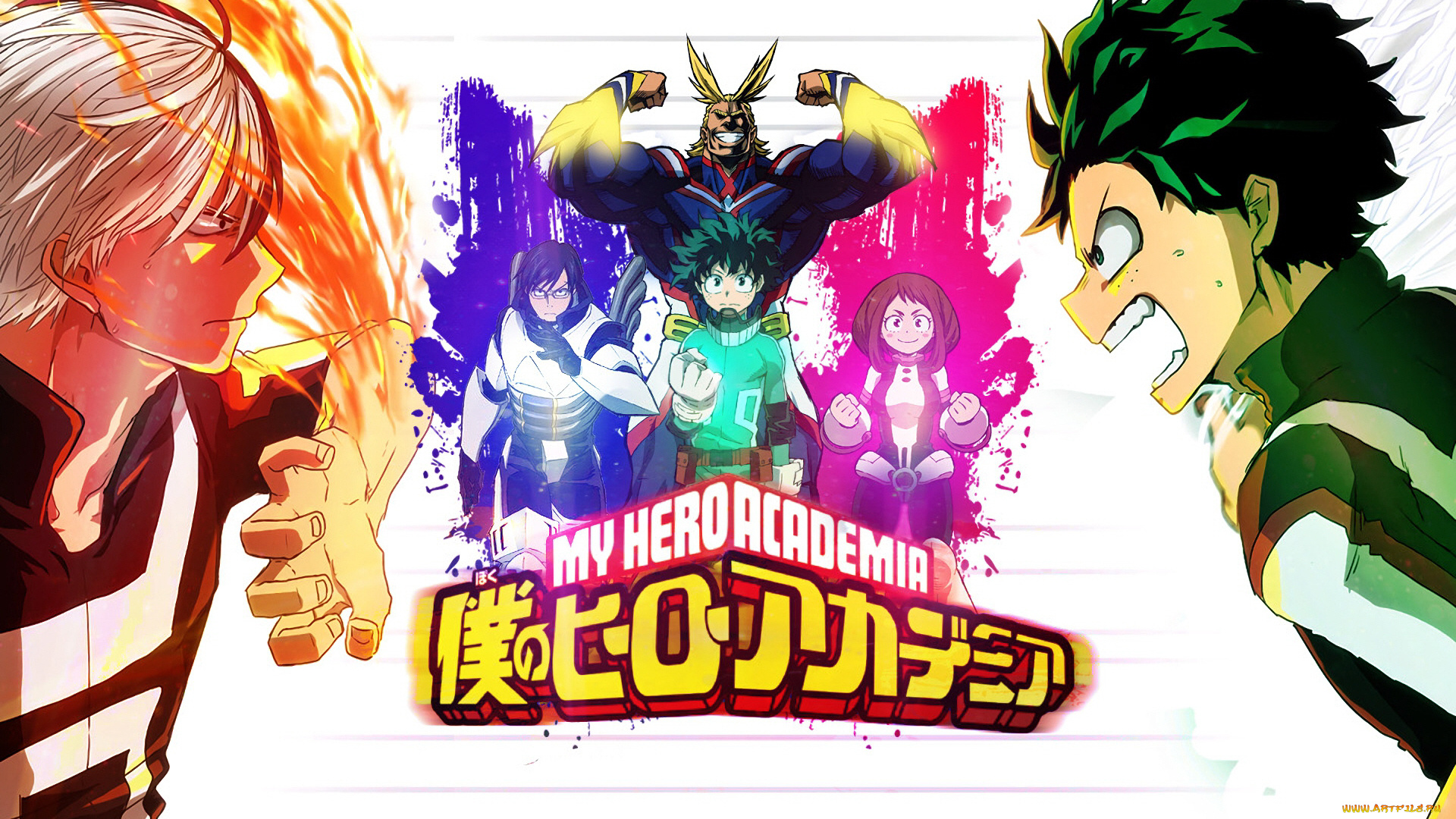 аниме, boku, no, hero, academia, моя, геройская, академия