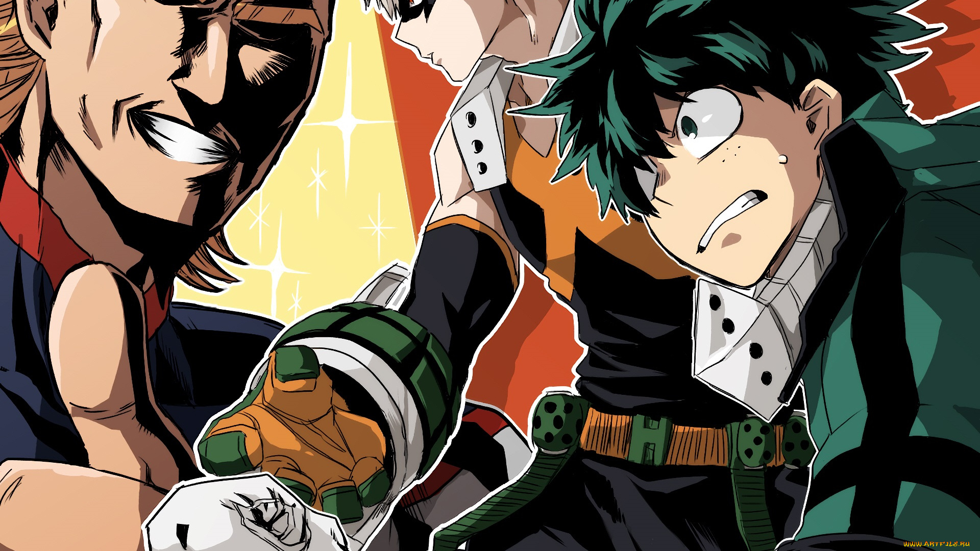 аниме, boku, no, hero, academia, моя, геройская, академия