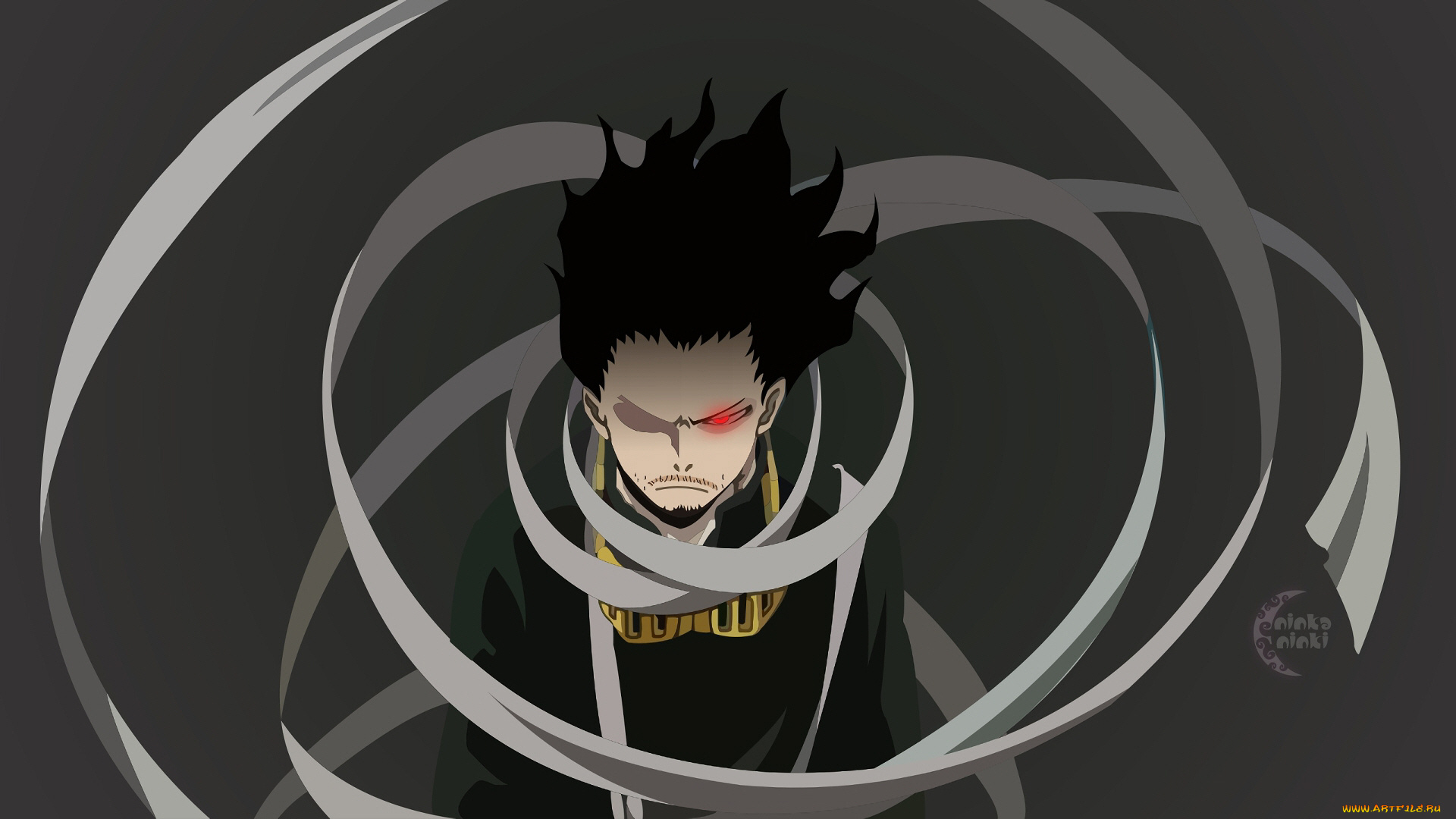 аниме, boku, no, hero, academia, взгляд