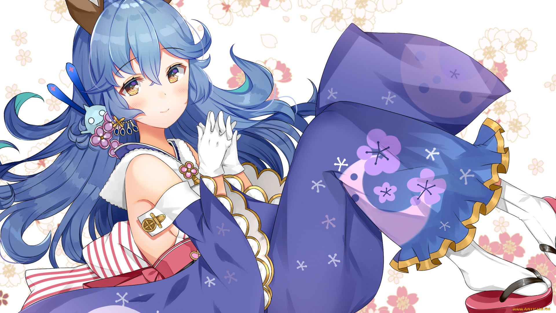 аниме, fate, stay, night, девушка