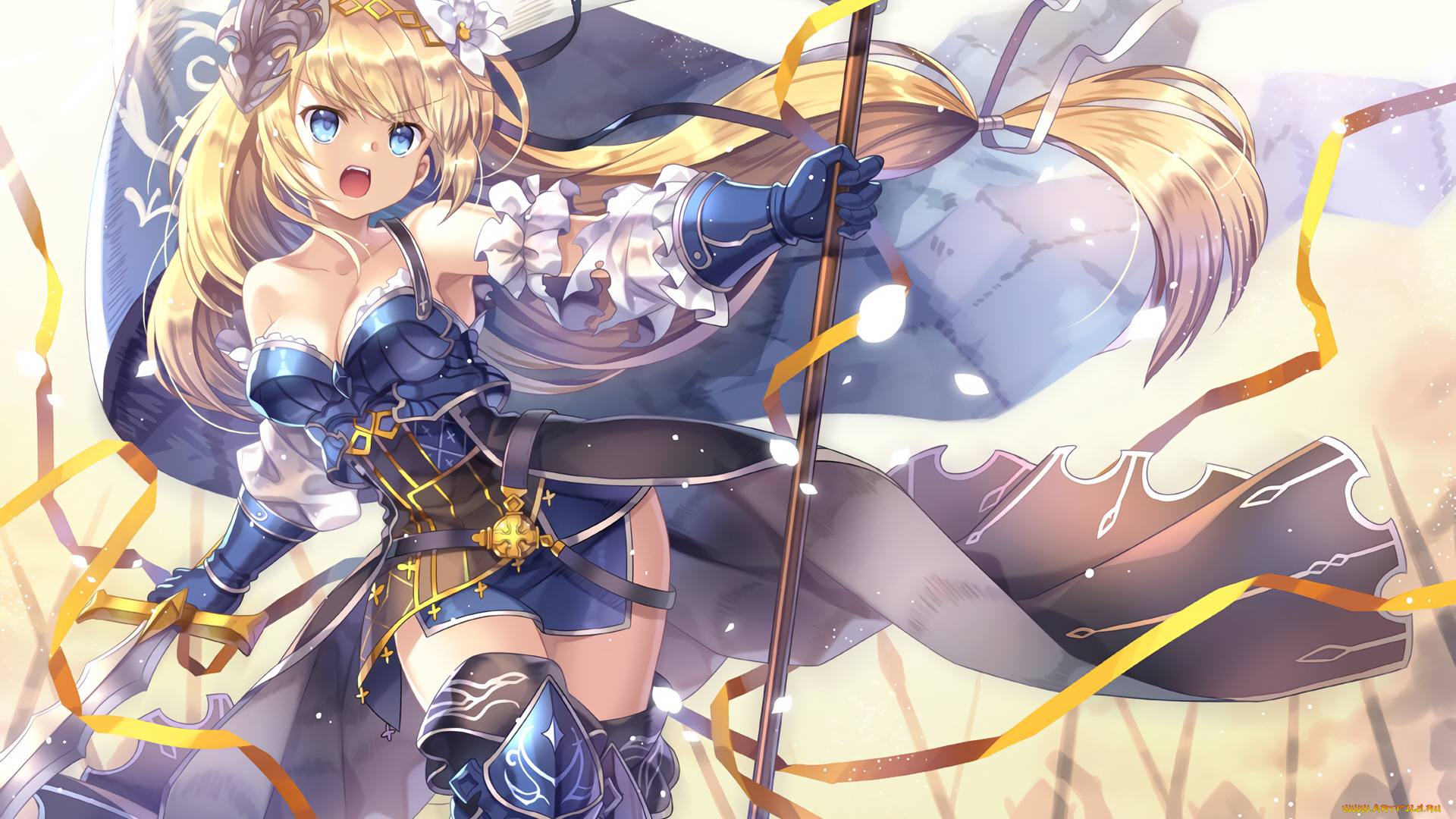 аниме, fate, stay, night, девушка