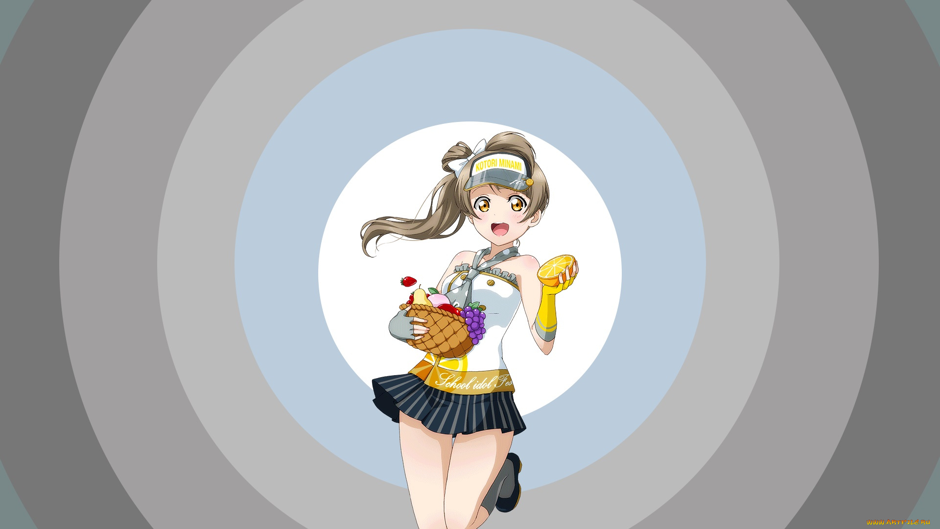 аниме, love, live, , school, idol, project, фон, взгляд, девушка