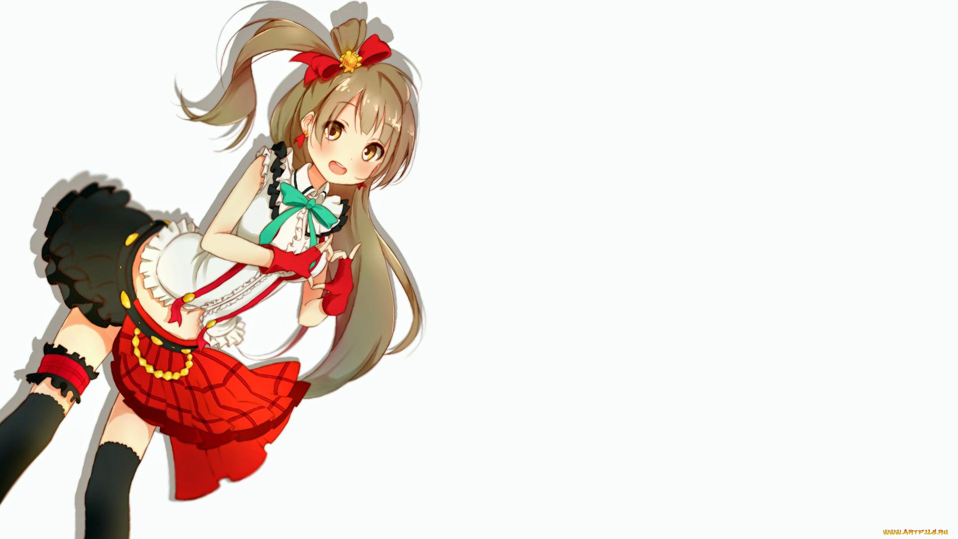 аниме, love, live, , school, idol, project, фон, взгляд, девушка