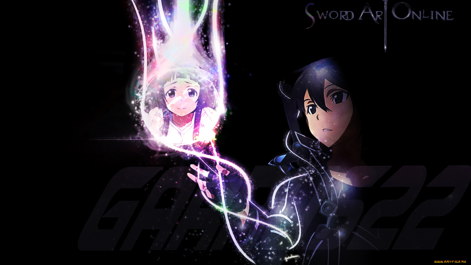 аниме, sword, art, online, кирито