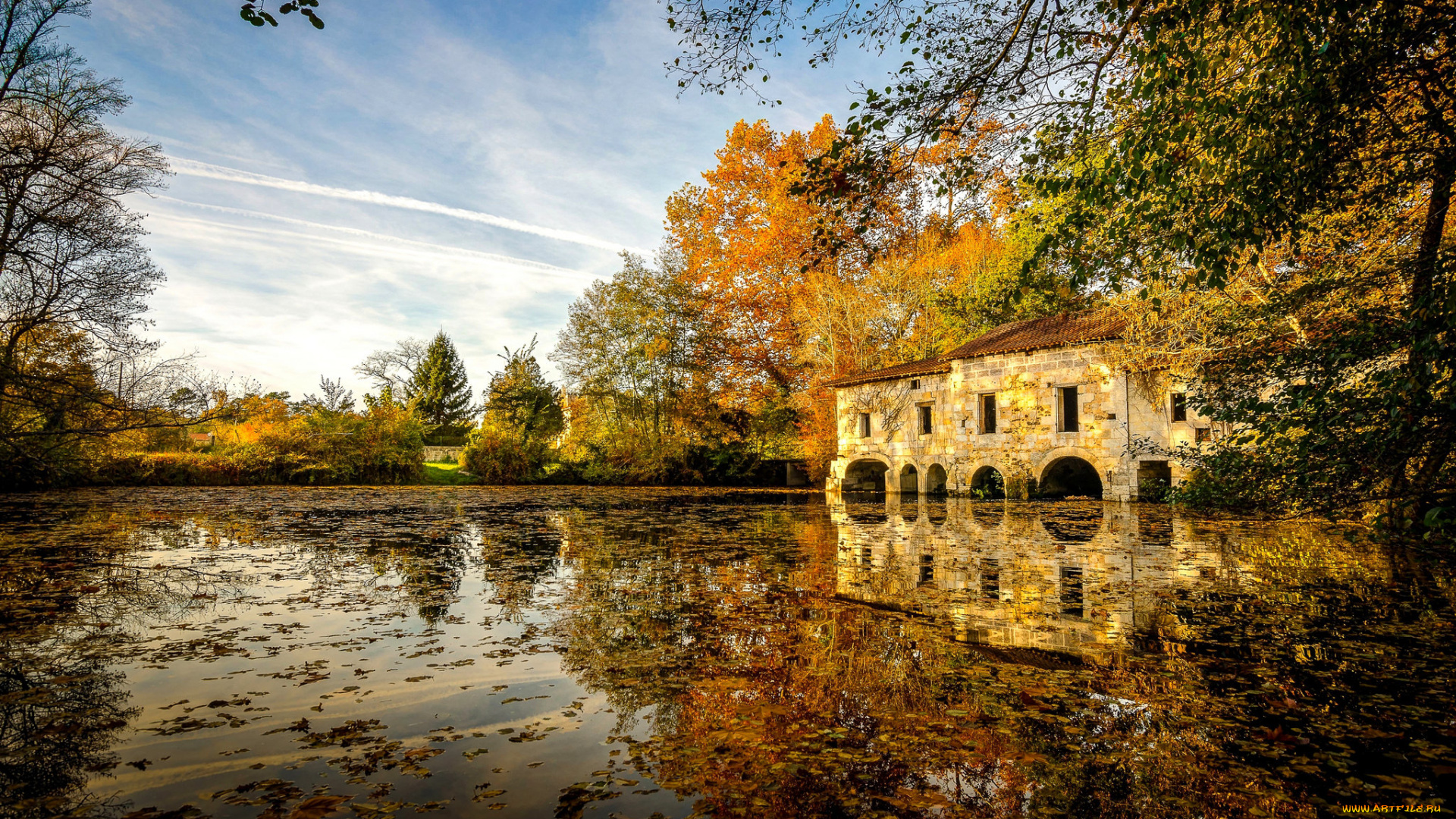 города, -, пейзажи, парк