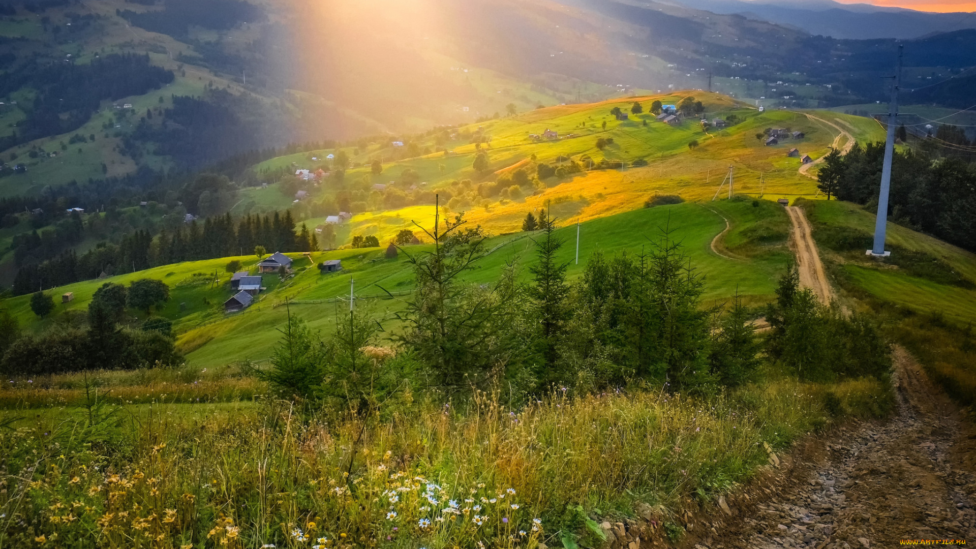 природа, восходы, закаты, простор