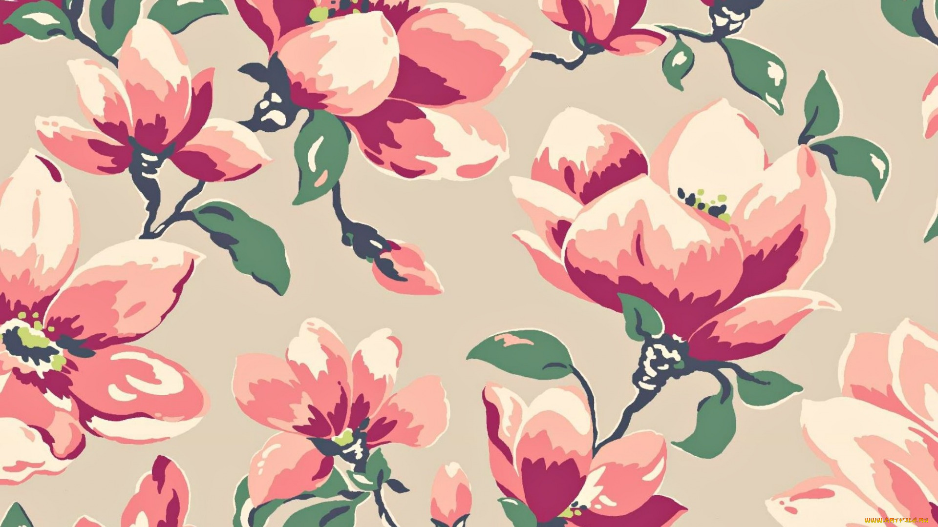 векторная, графика, цветы, , flowers, фон, цветы