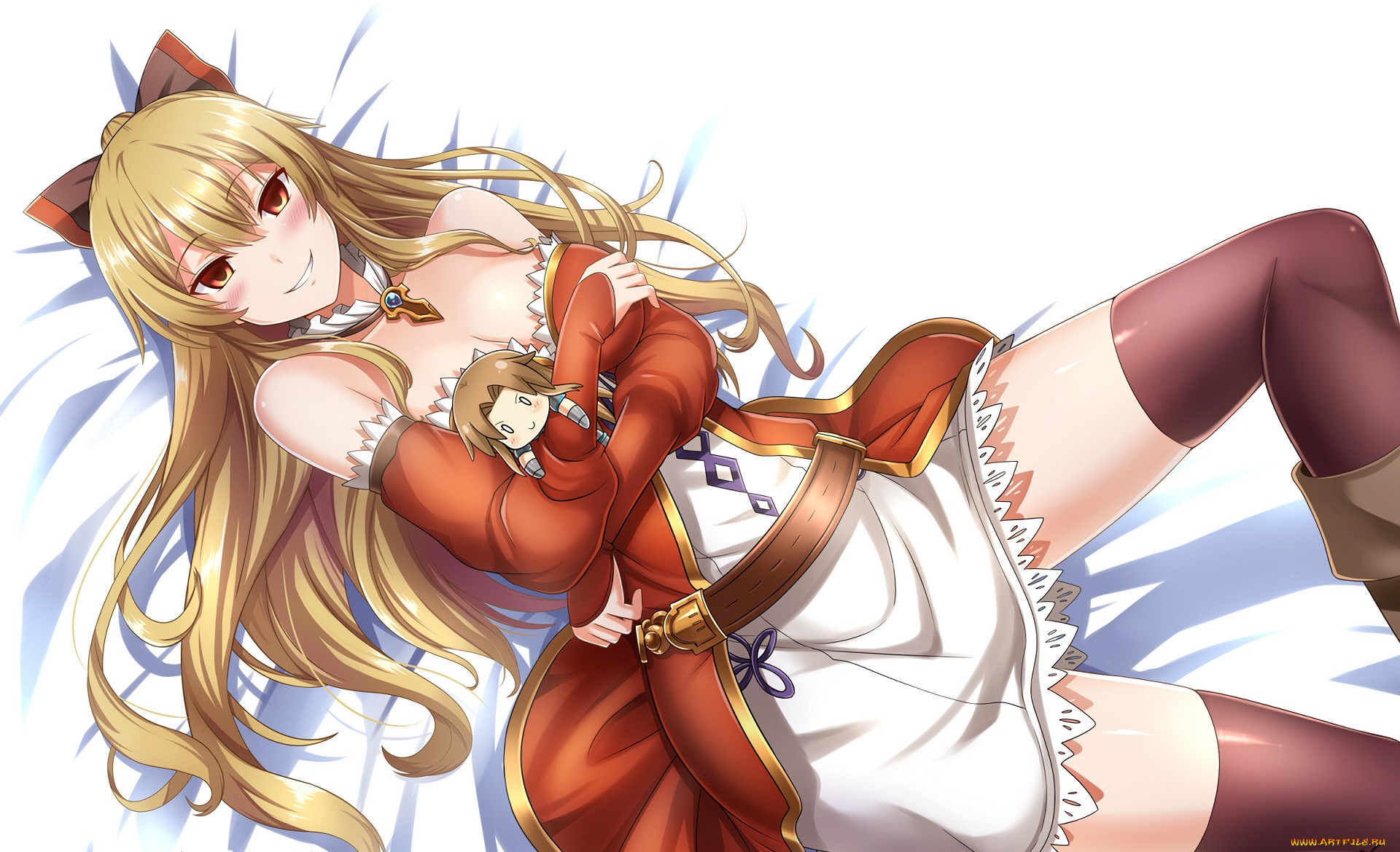 аниме, fate, stay, night, девушка