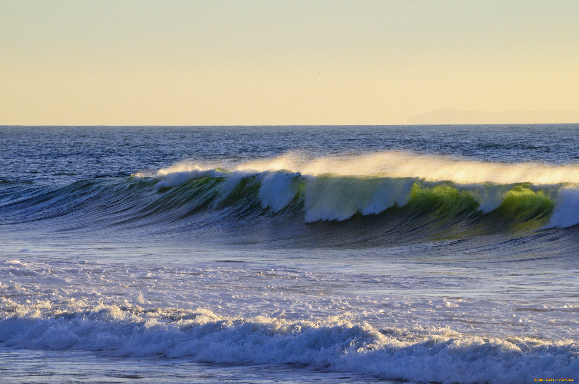 природа, моря, океаны, волны