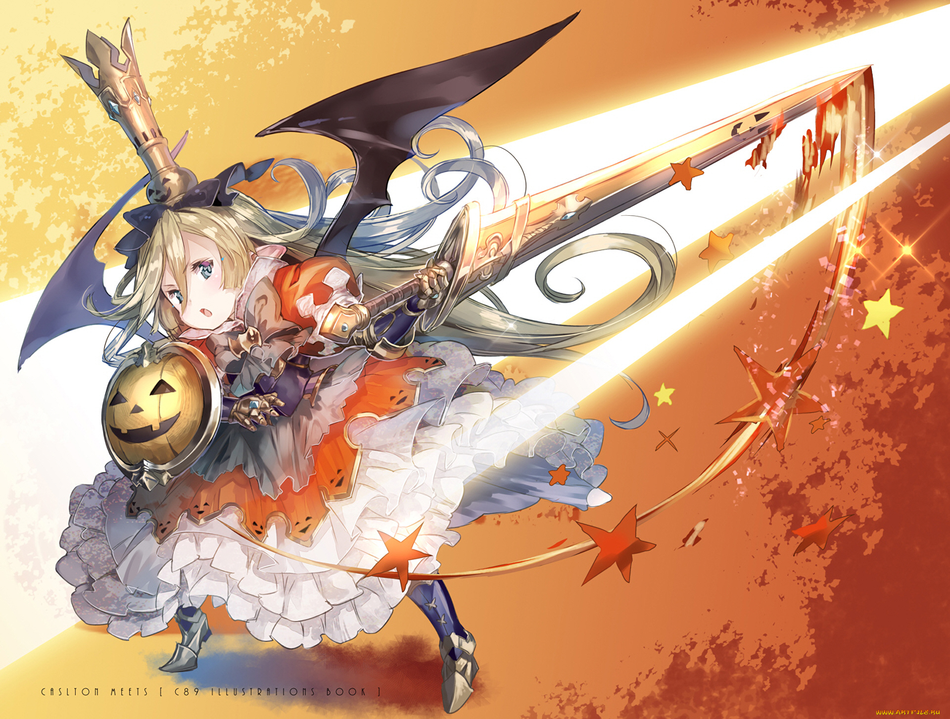 аниме, fate, stay, night, девушка